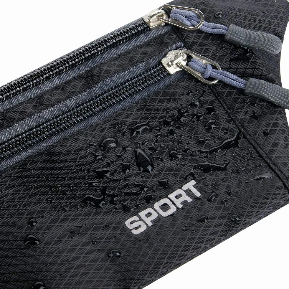 Marsupio Sportivo Impermeabile Running con Tasca Cintura per Portafoglio Chiavi Smartphone Jogging Trekking Bicicletta