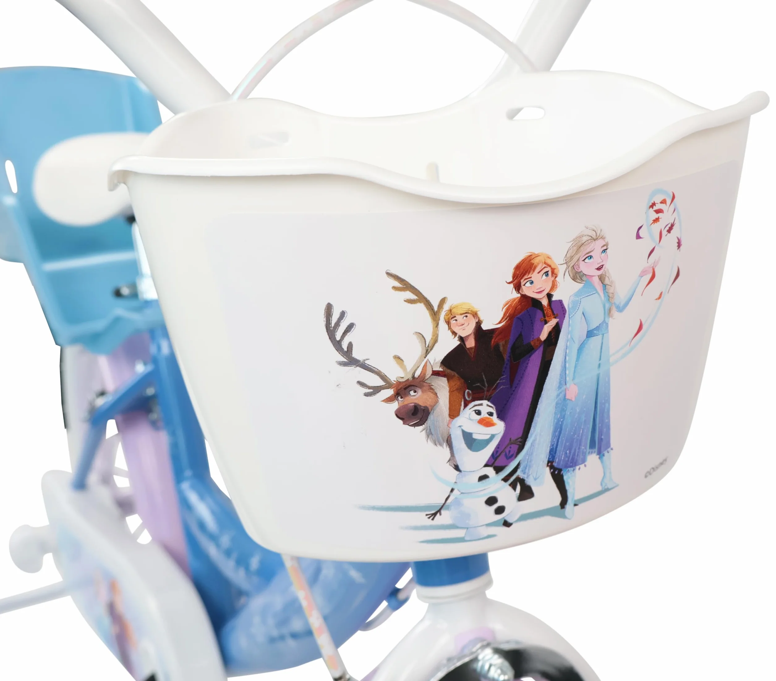 Denver Bicicletta Bambina 16 Pollici Frozen, Rotelle Rimovibili, Freni Caliper, Telaio Acciaio