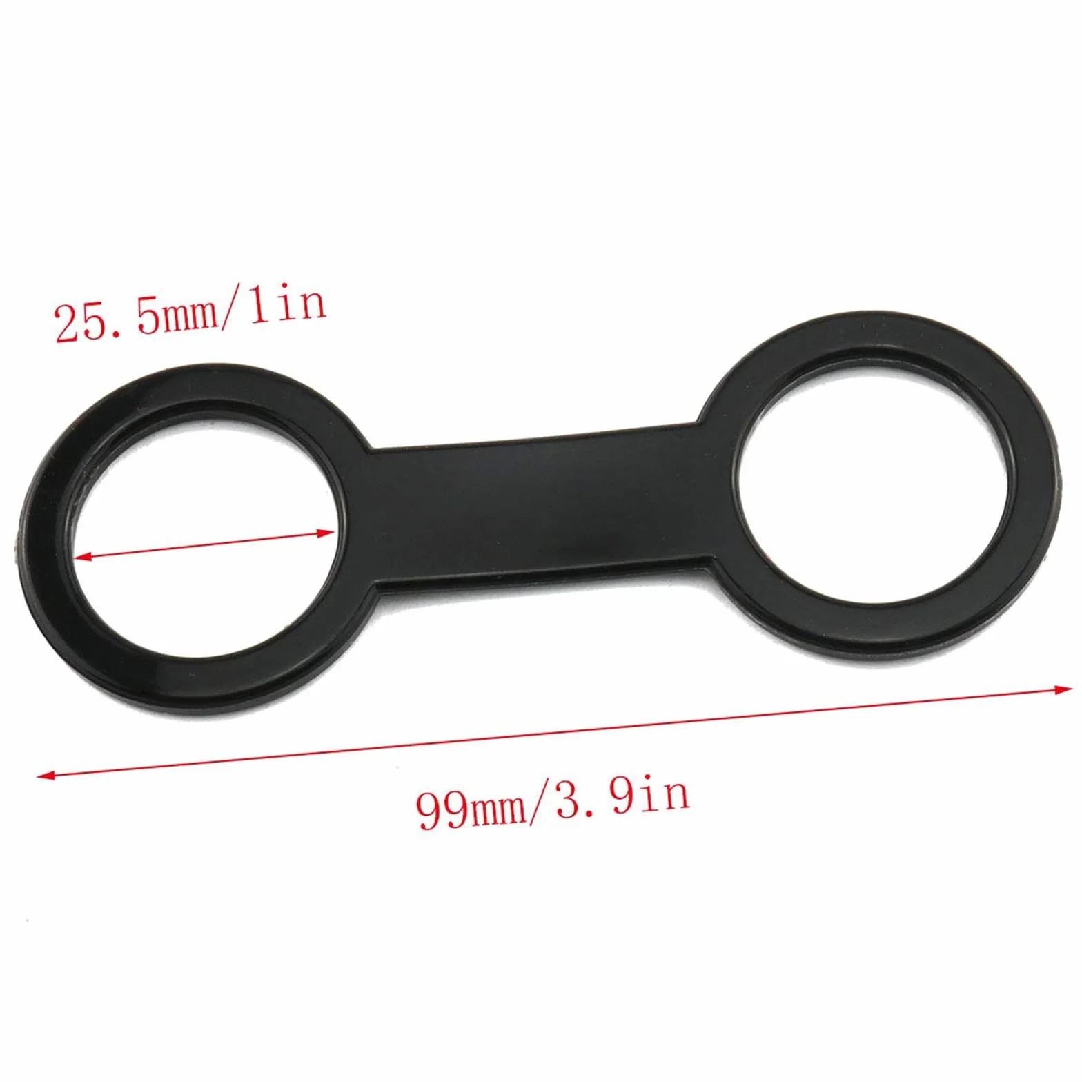 Silicone Snorkel Strap Keeper Clip Diving Accessories 4-Pack