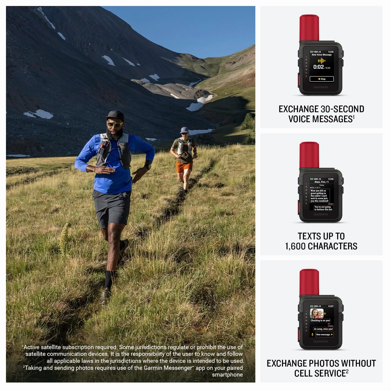 Garmin InReach Mini 3 Plus Comunicatore Satellitare Copertura Iridium SOS LiveTrack TracBack Autonomia 350 ore