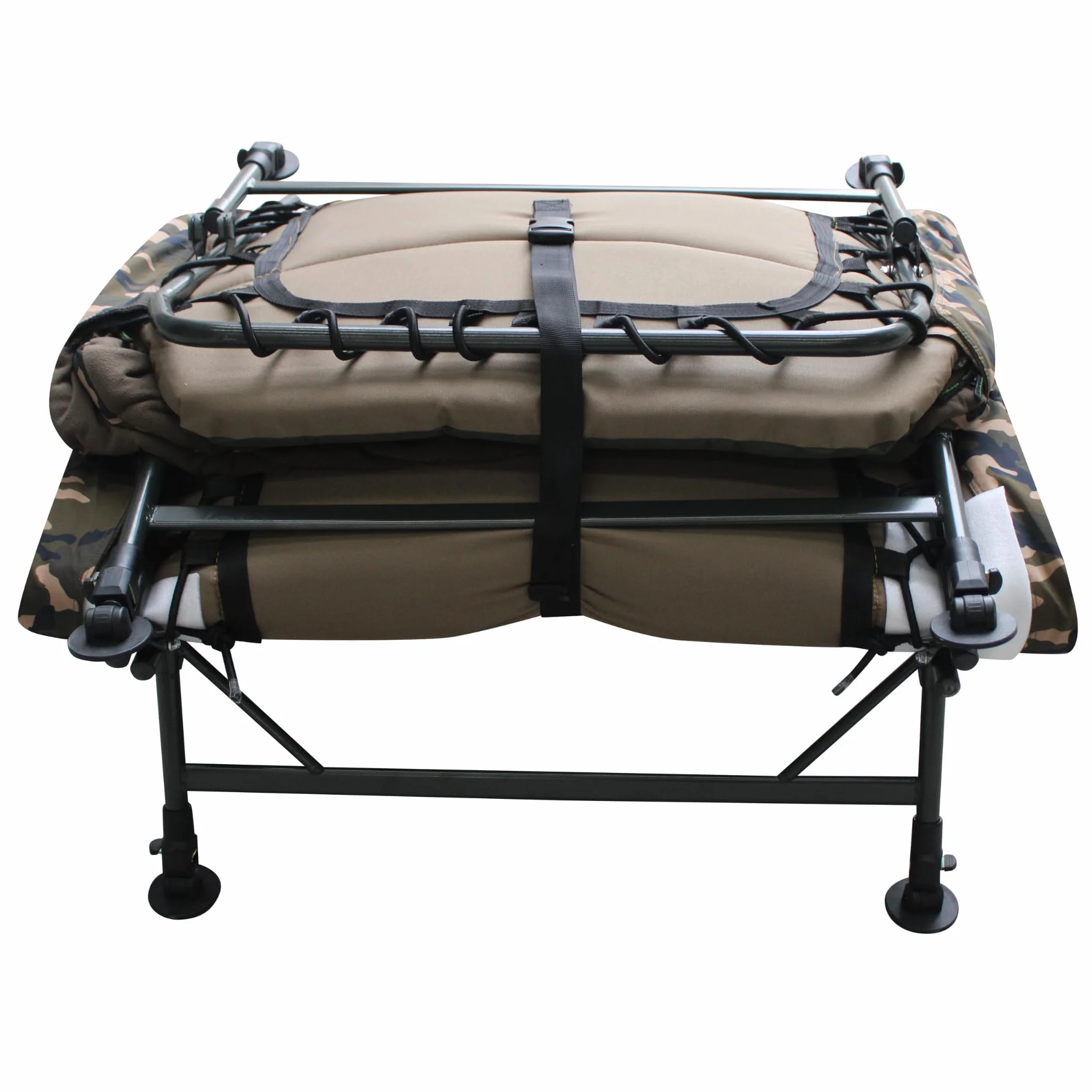 Carp Madness Lettino/sedia a sdraio con 8 gambe, in alluminio, per pesca alla carpa