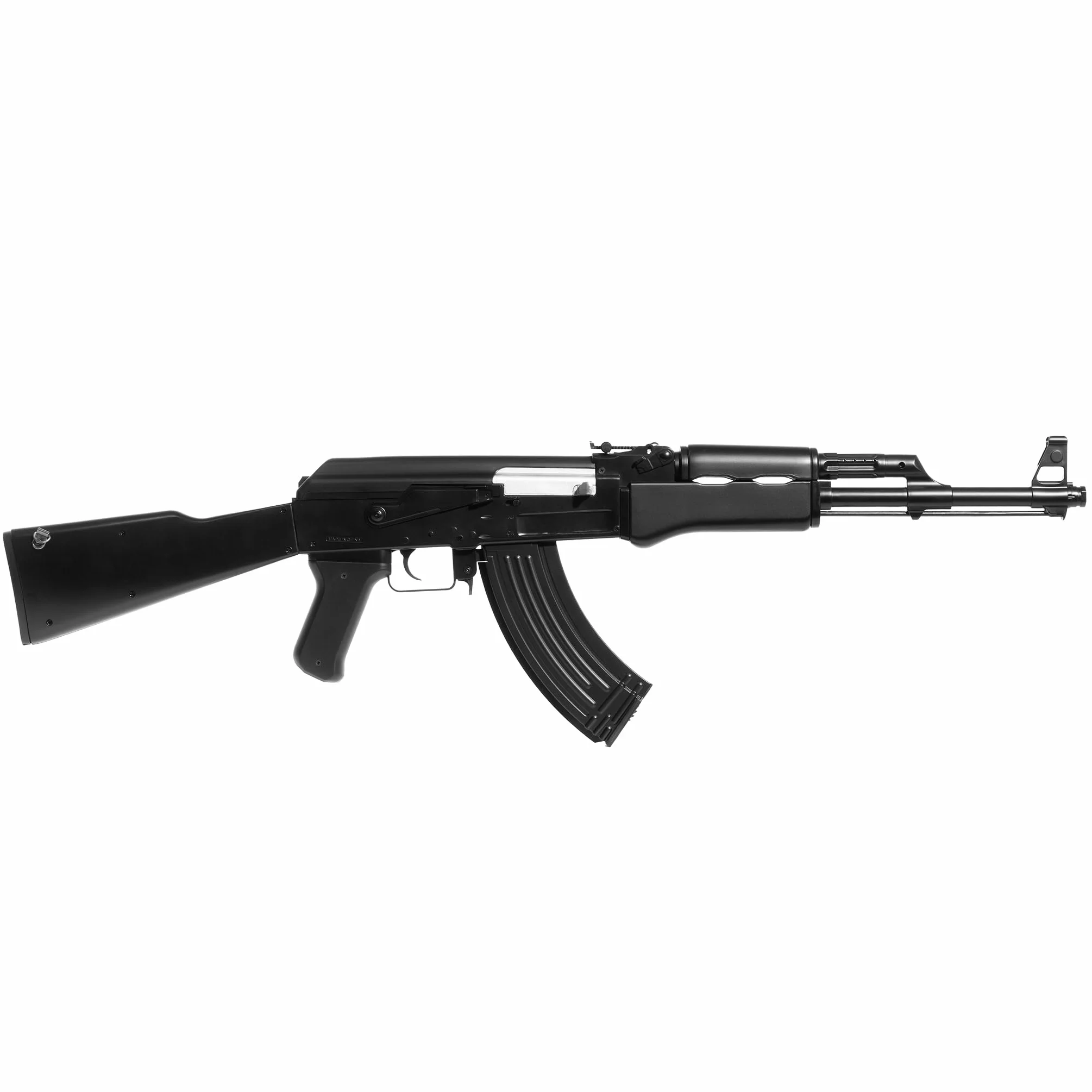 AK 47 softair elettrico stile legno 0,9 JOULE 50 colpi Ni-MH 7,2V 870mm 830g 1000 pallini Nero