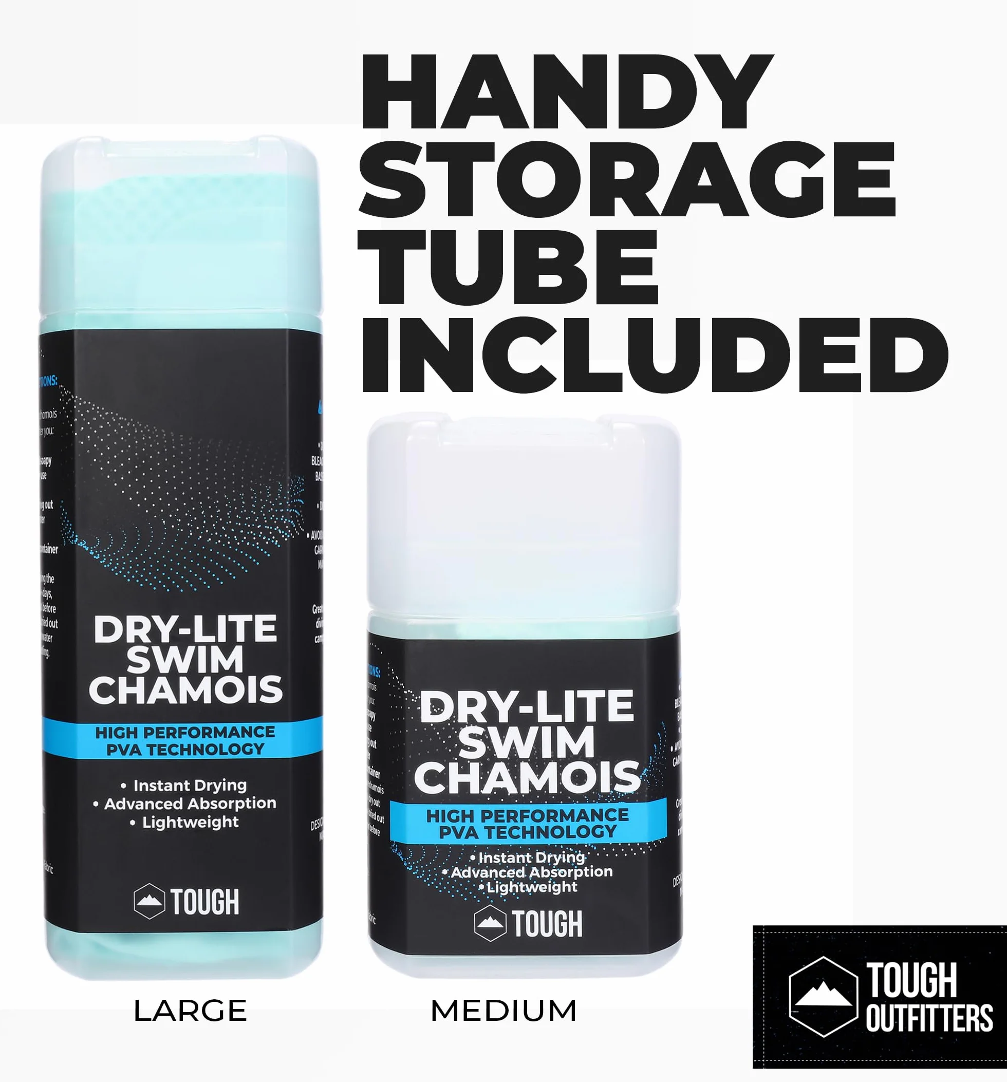 Tough Outfitters Asciugamano da nuoto in tessuto shammy ad asciugatura rapida PVA 66 x 43 cm