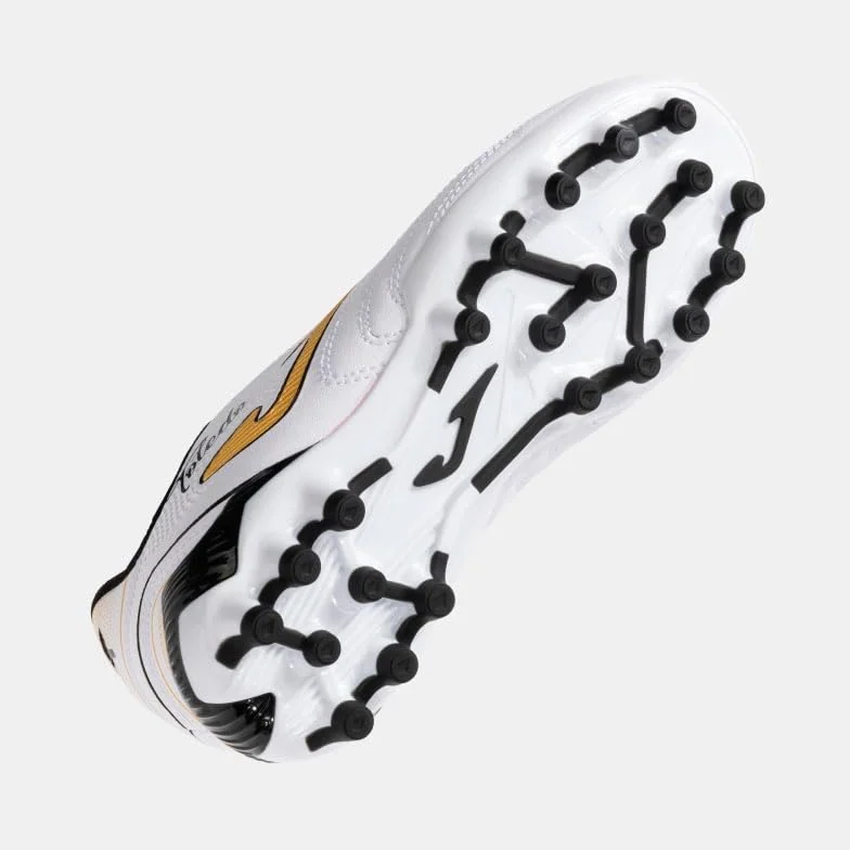Joma Toledo JR 2502 Bianco Scarpe Calcio Bambino Erba Artificiale