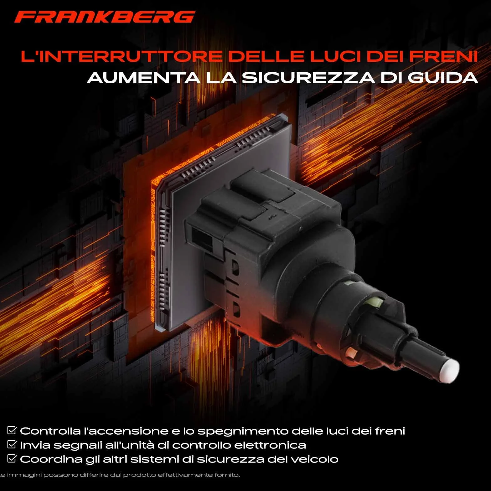 Frankberg Interruttore luce di retromarcia per L200 K6 T K7 T Pajero II III Sport I K7 K9 K90 1990-2008 ME581047