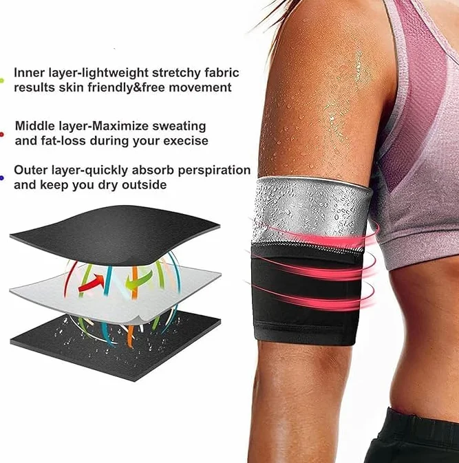 Fascia Braccia Dimagrante per Donna Brucia Grassi Sudorazione