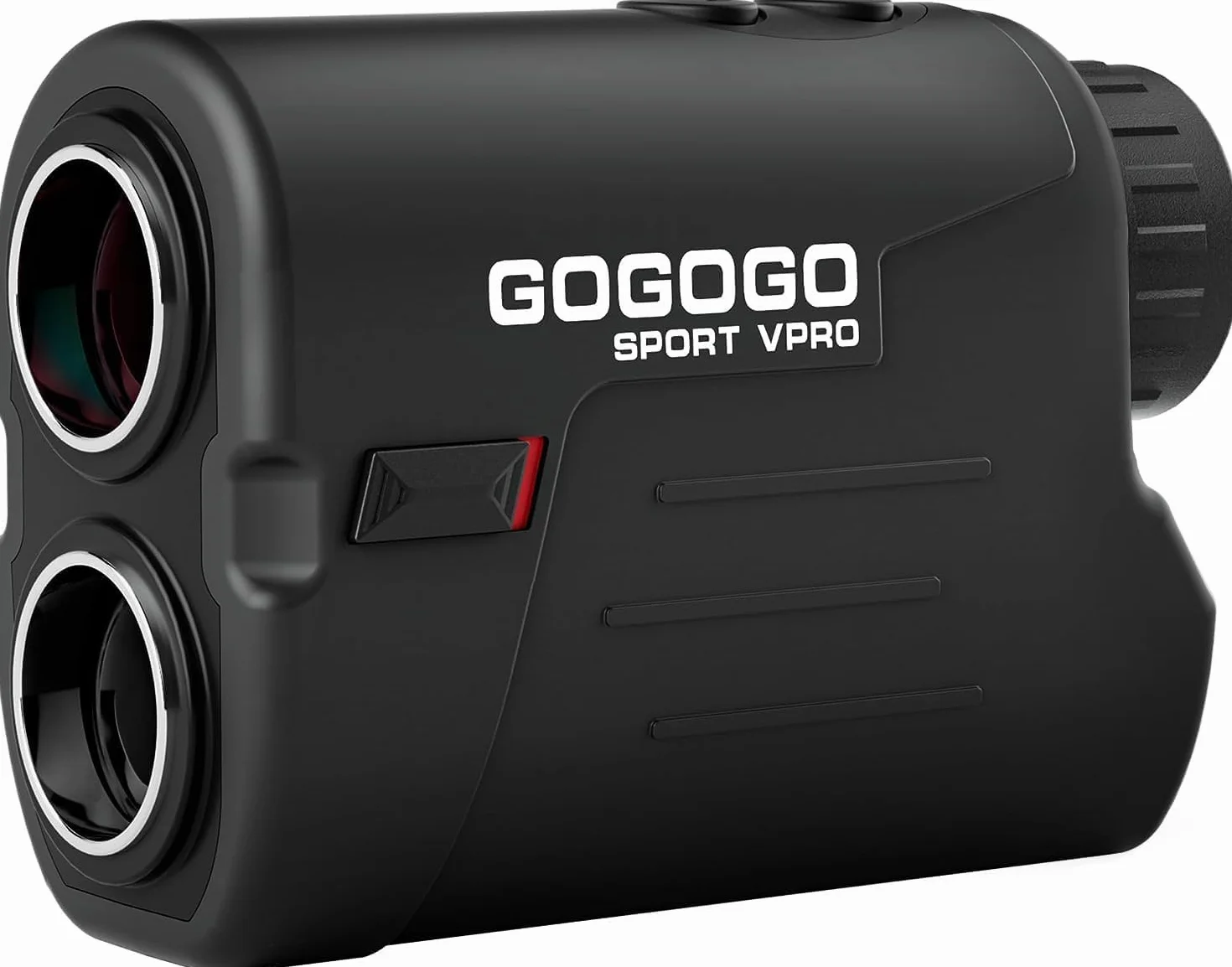 Gogogo Sport Vpro Telemetro Golf 1097 M(1200 Iarde) con Pendenza OFF/ON, Magnetica Telemetri con Ingrandimento 6X,Blocco della Bandiera e Vibrazione,Scansione,Velocità, Batteria Gratuita,Precisione ±1