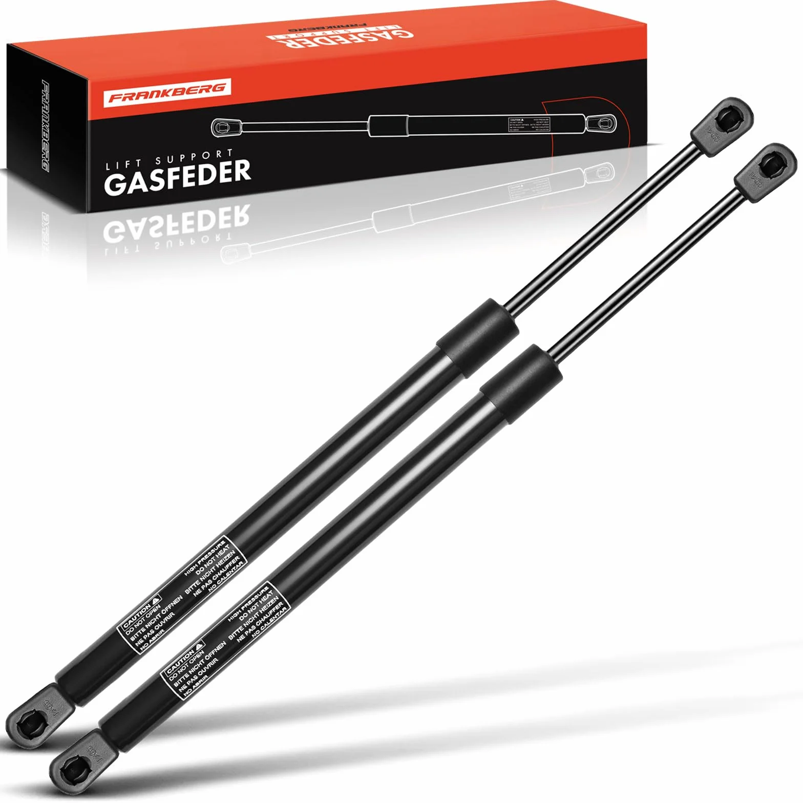 Frankberg 2x Molle a gas Portellone posteriore Compatibile con Grande Punto 199 2005-2012 Punto 199 2008-2012 Punto Evo 199 2006-2013 Replace# 51778432