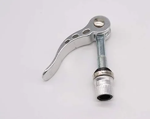 Morsetti a sgancio rapido per bicicletta, M8 x 55 mm, argentato, lot de 2