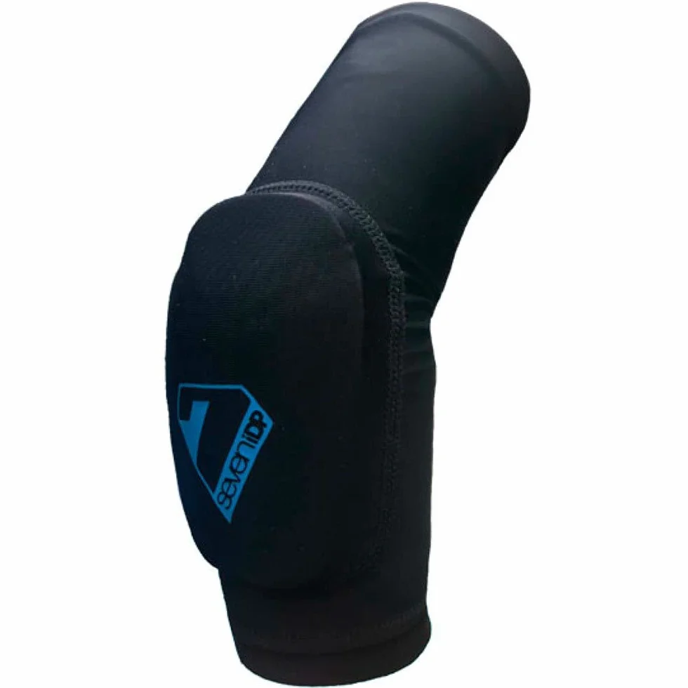 7iDP Kids Transition Ginocchiere per Bici e Sport d'Azione – Nero/Blu (Small 2-4 Anni)