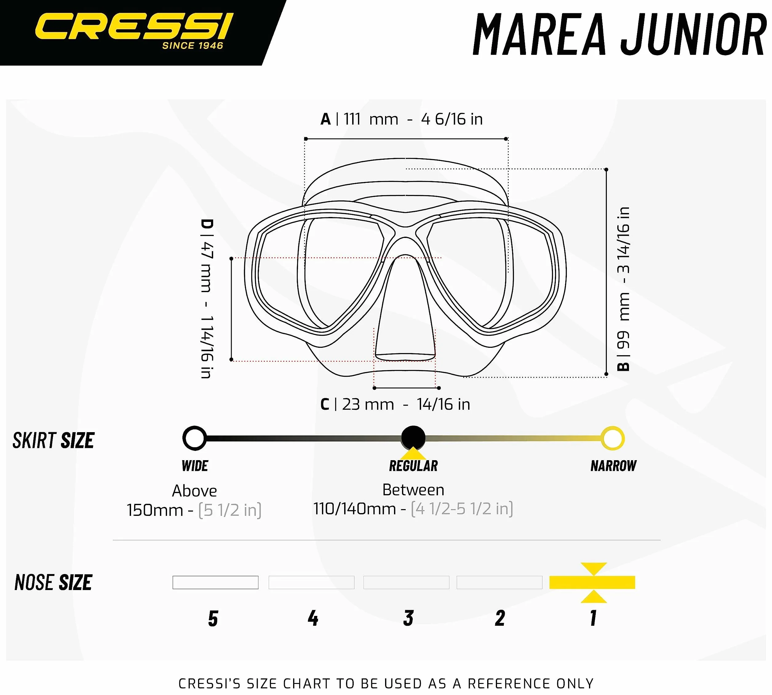 Cressi Combo Set Marea Vip Jr, Set composto da Maschera Marea Jr e Snorkel Top Unisex Bambino