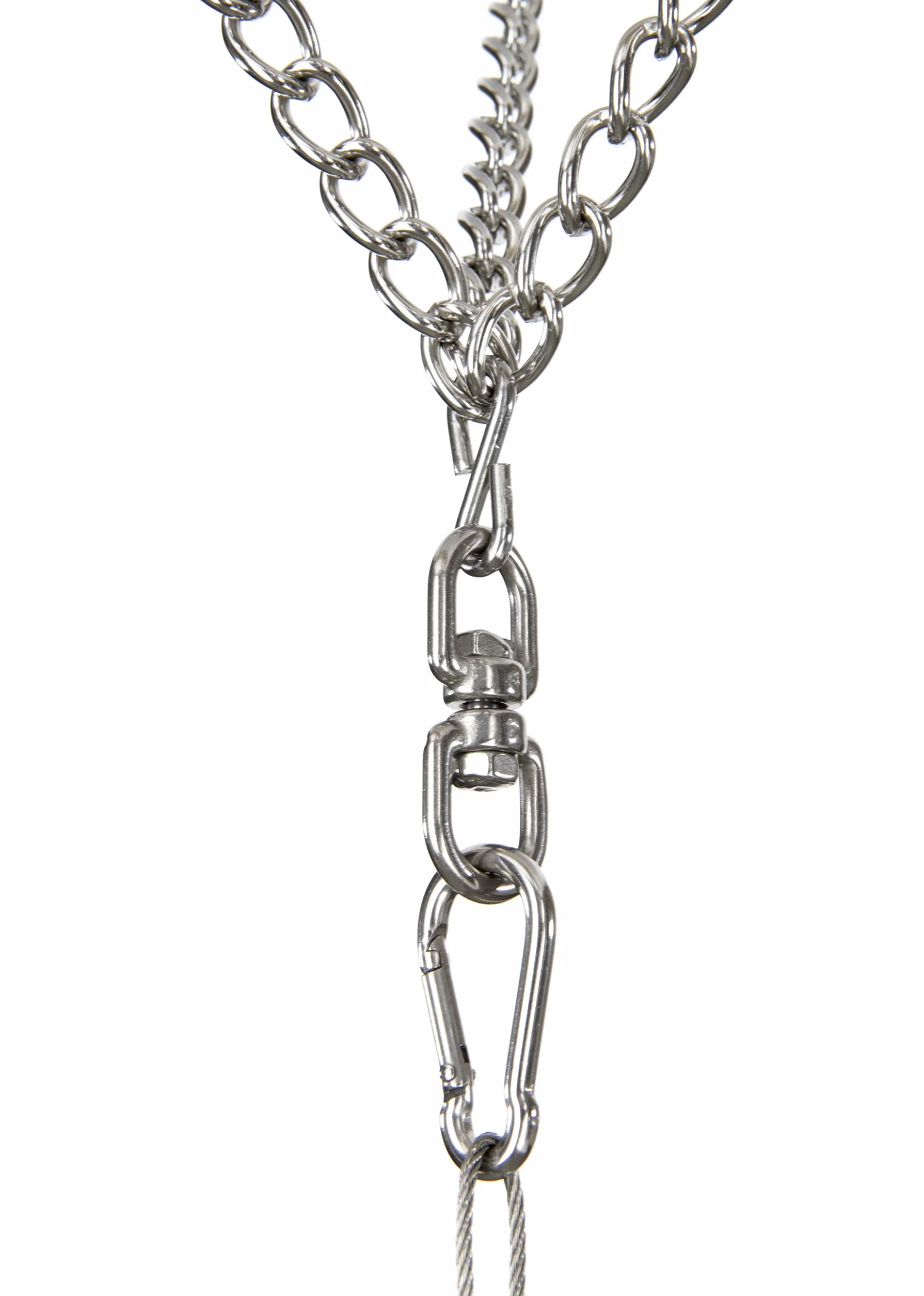 HeRo Set di catene in acciaio inox per griglia 50-60-70 cm