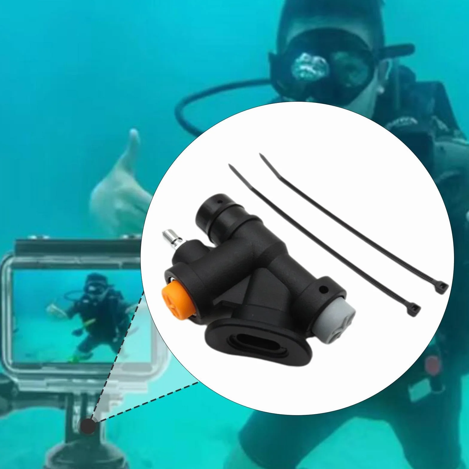 predolo Dispositivo di Gonfiaggio per GAV da Immersione, Valvola Orale Tipo K