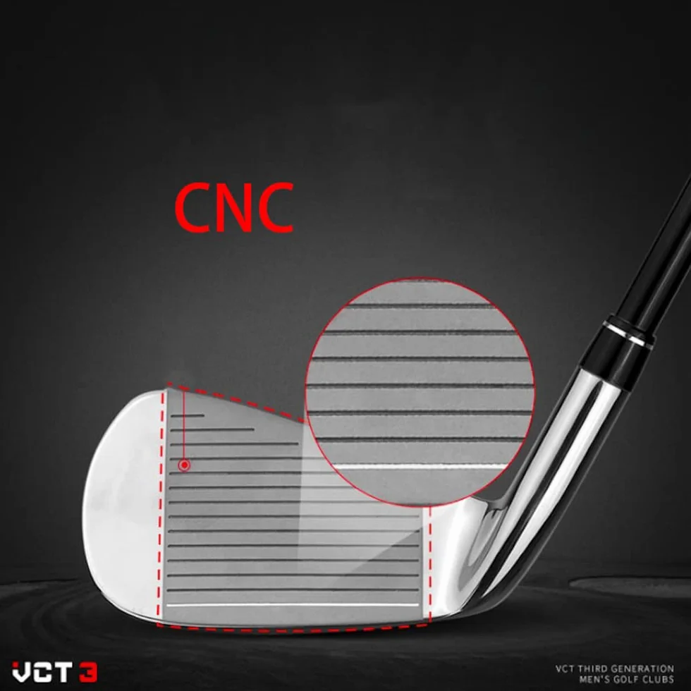 Golf Club Ferro #5 #6 #7 #8 #9 PW SW in Carbonio/Acciaio per Destrorsi