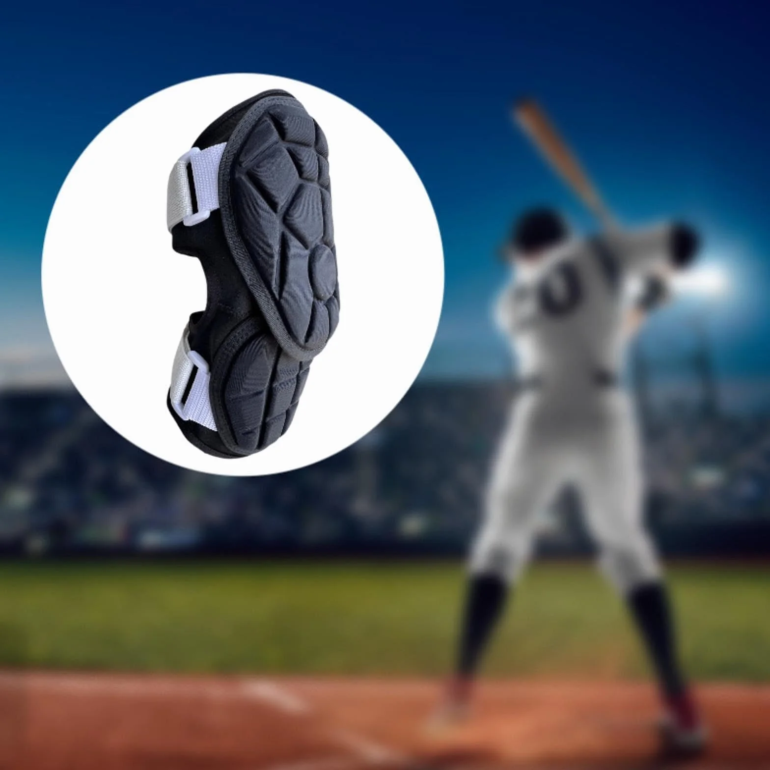 predolo Paragomito da Baseball, Versatile E Confortevole, Paraavambraccio Versatile, Paragomito da Softball, Paraspruzzi da Softball, Sport, Sport per, Nero