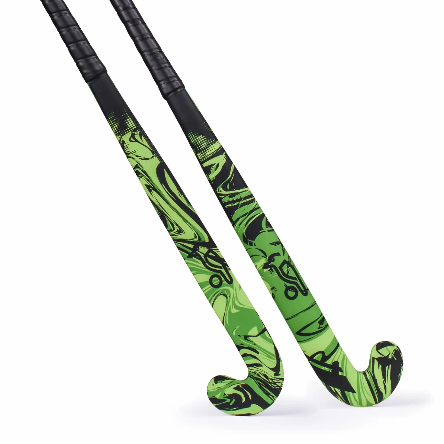 Koolaburra by UGG Marble Stick-35, Bastone da Hockey Unisex, Nero/Lime, 35" Light