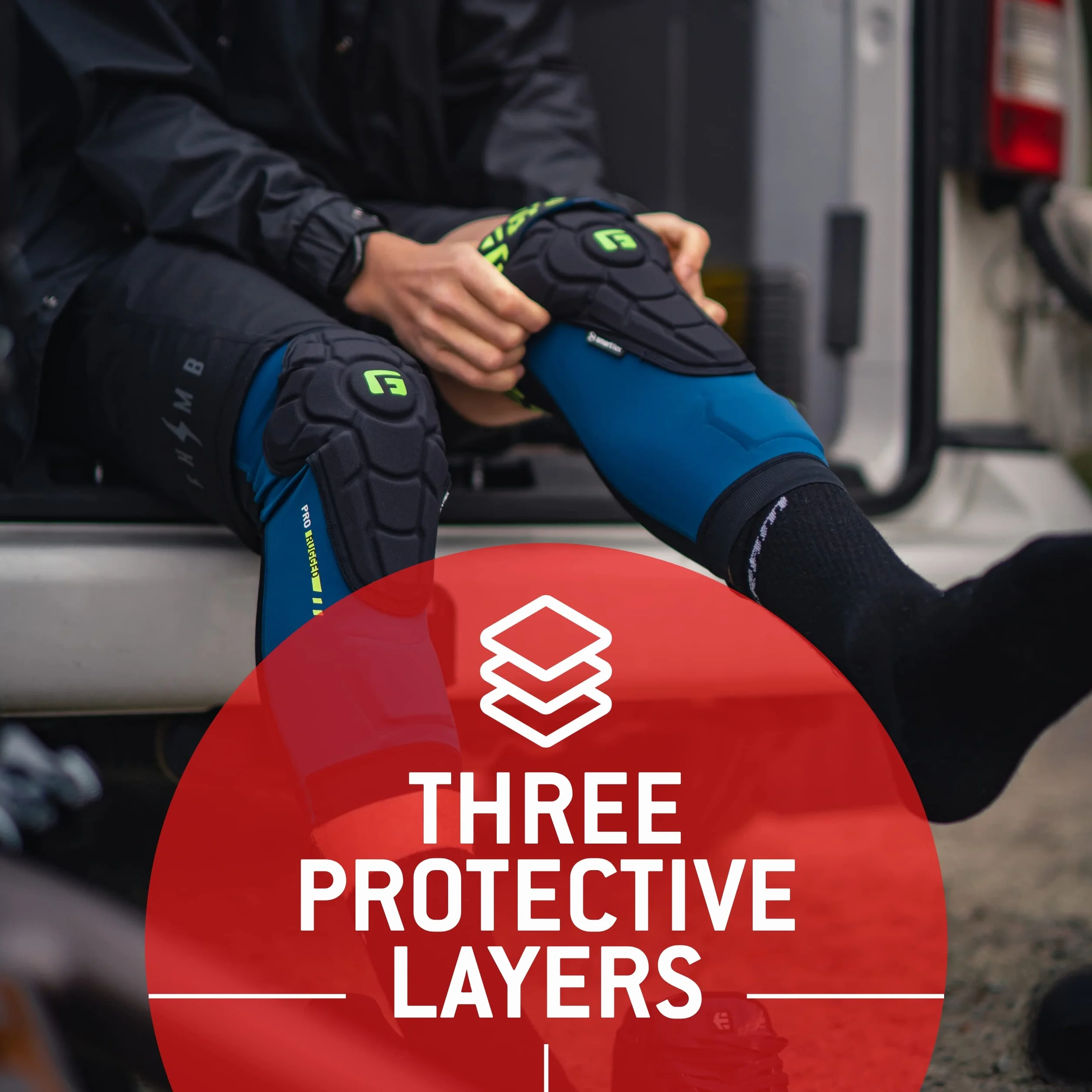 G-Form PRO Rugged 2 Knee Ginocchiera Unisex