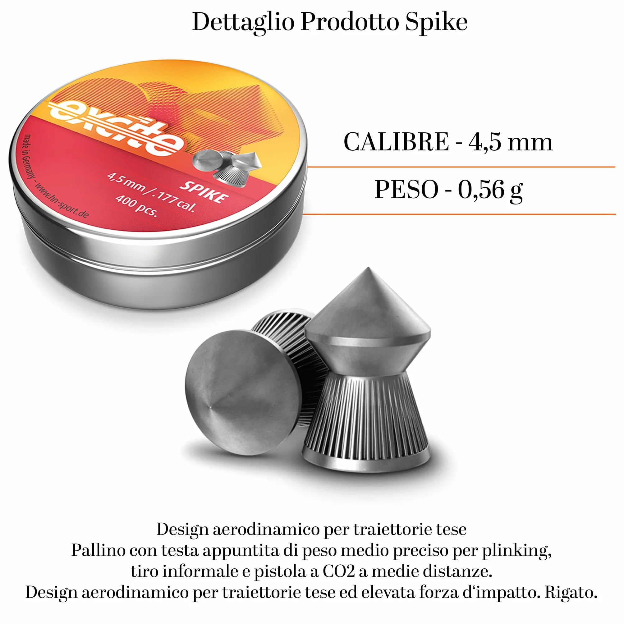 Kit Piombini Softair Cal. 4.5 - Set 3 Scatole HN Hammer, Spike, Plinking + 10 Bersagli 14x14 cm - Pallini Piombo per Carabina e Pistola Aria Compressa, Ideale per Tiro a Segno Sportivo