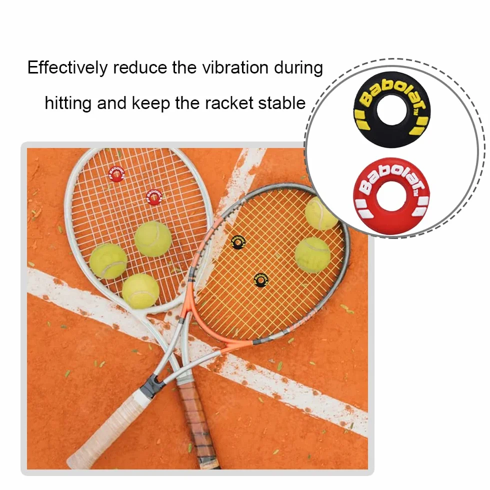 Racchetta da tennis antivibranti gomma forma di pneumatico 4 pezzi ammortizzatore