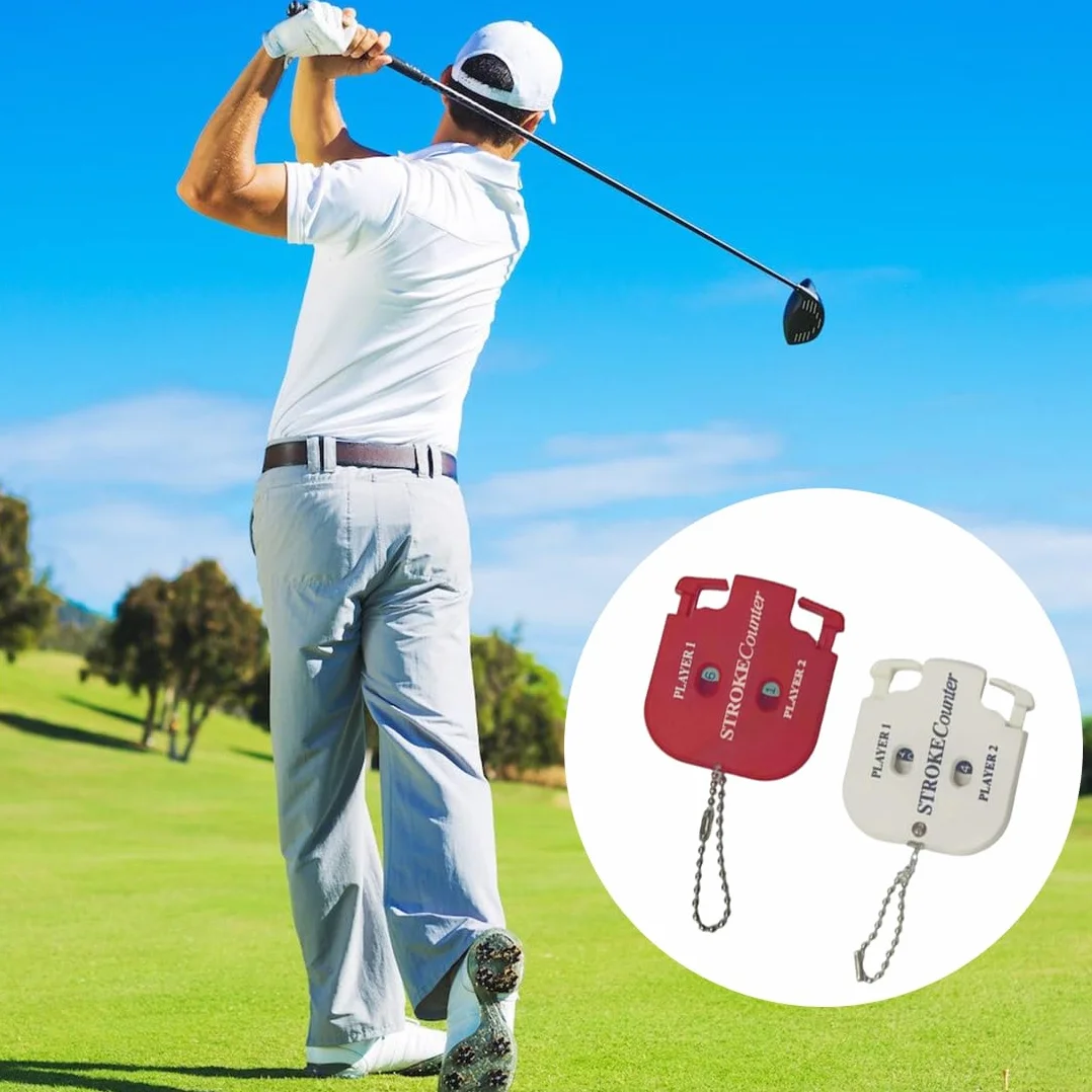 Segnapunti Golf Conta Buca 2 Pezzi Contatore Punteggio Con Portachiavi 2 Cifre