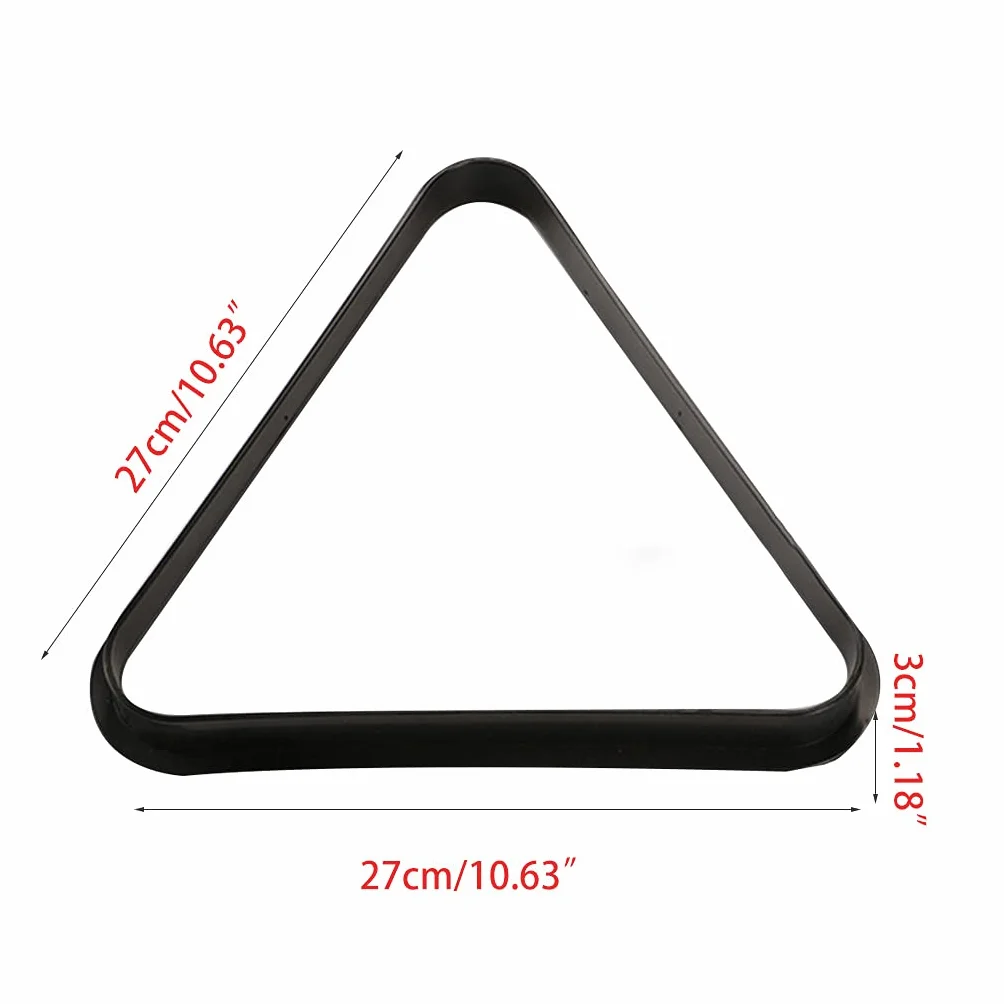 Plastica Triangolo Rastrelliere Biliardo Inglesi Snooker Game Club Storage Accessori Rack