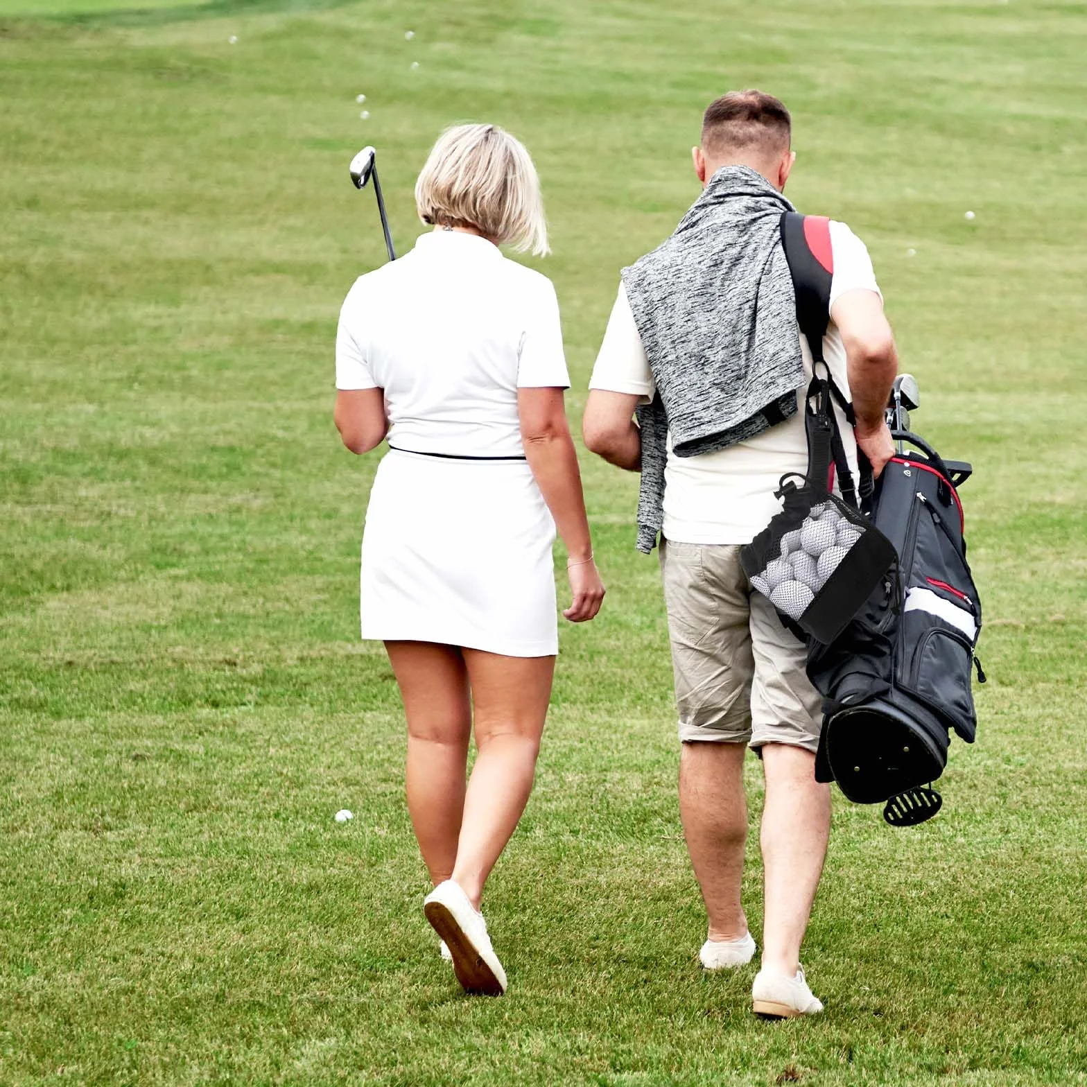 Grevosea Sacchetti per Palline da Golf in Rete di Nylon con Coulisse, Borsa Porta Palline, Accessori Golf Nero