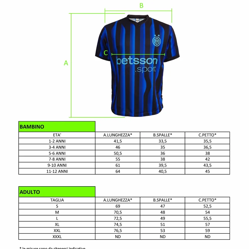 Inter Milan Replica Maglia Home Kit Bambini Ragazzi