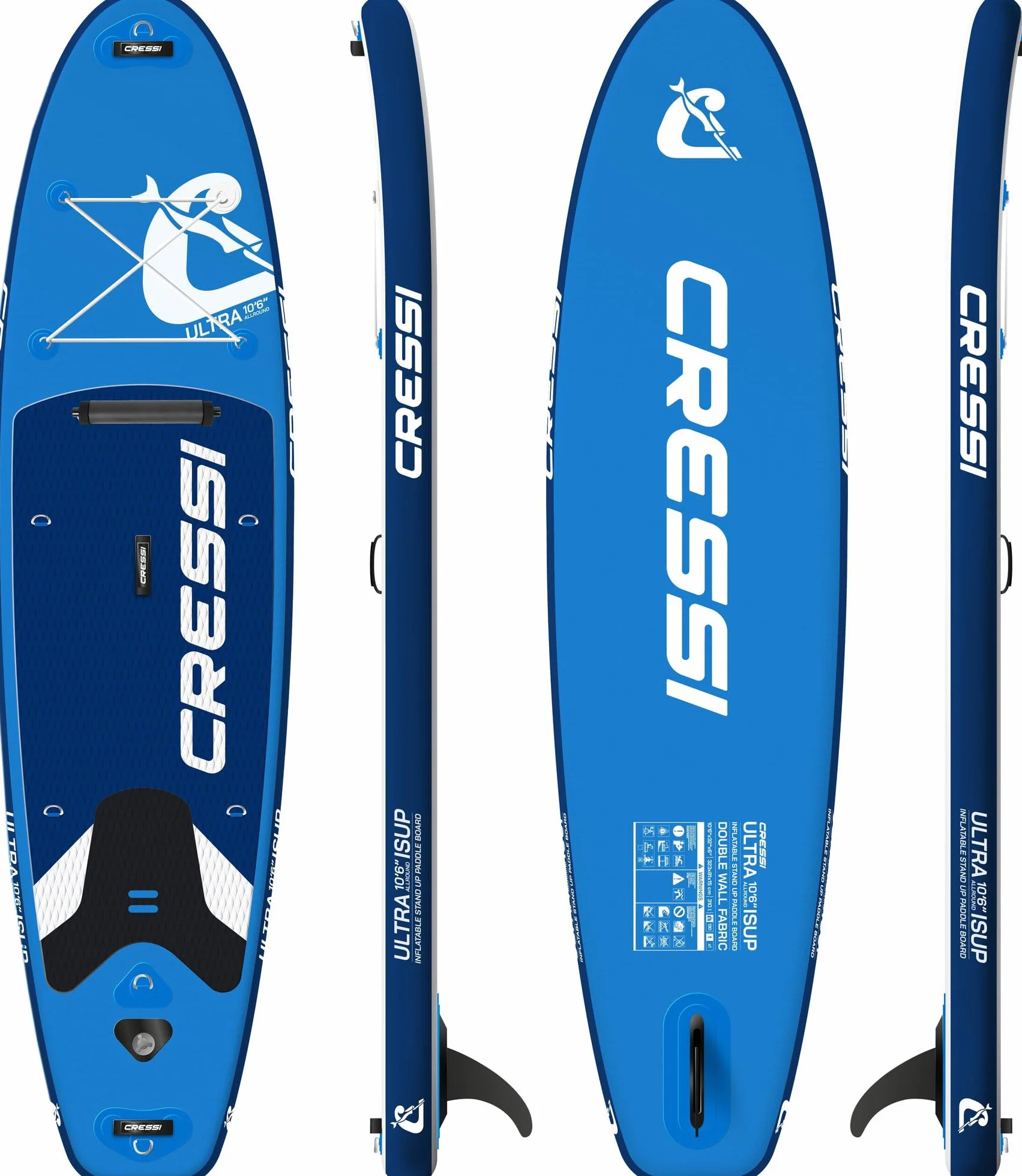 CRESSI Ultra Isup/Kayak Set 320x81x8 cm Max 130 kg Tavola Sup Gonfiabile Adulti