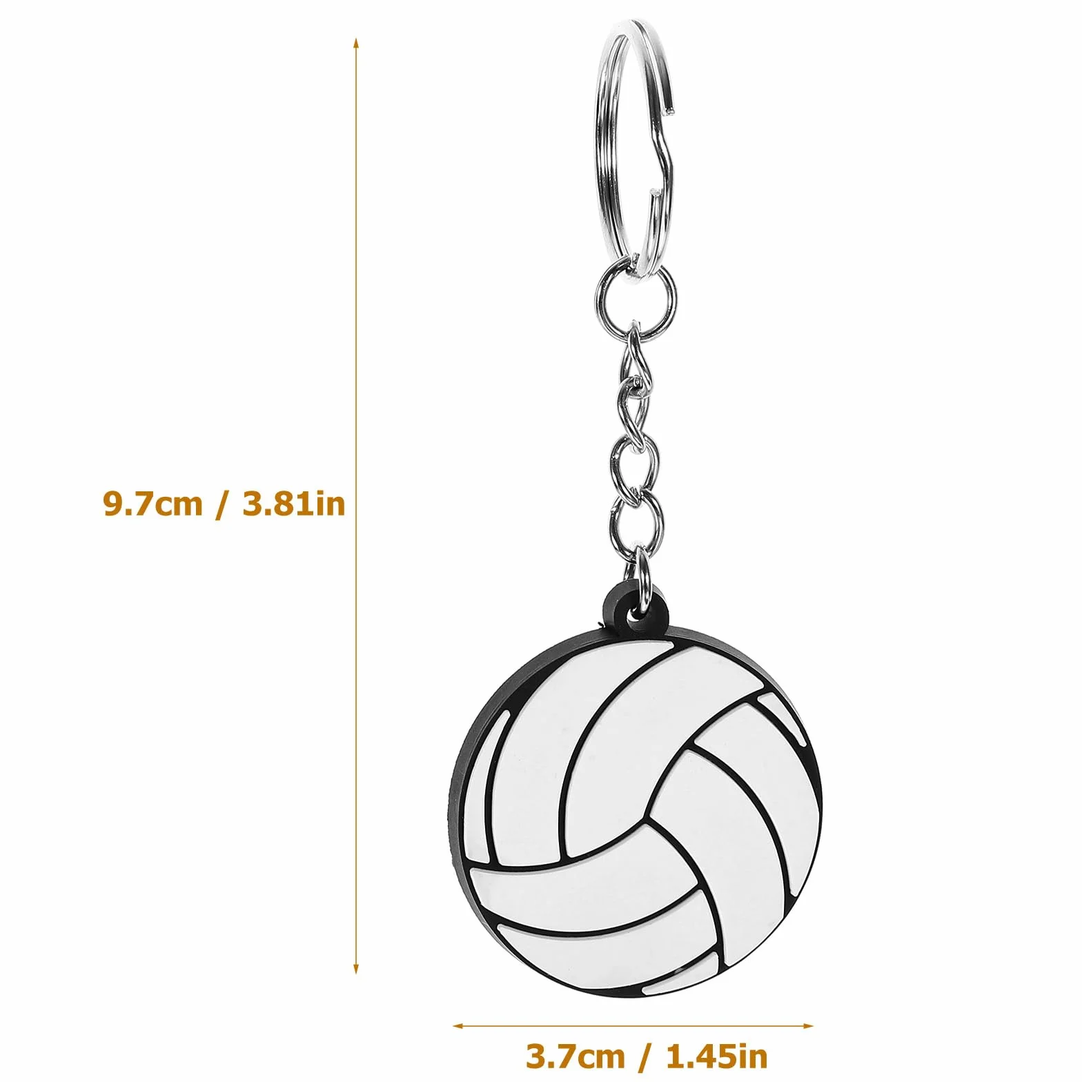 Portachiavi Pallavolo Metallo 40 Pz Happyyami Bomboniere Sportive