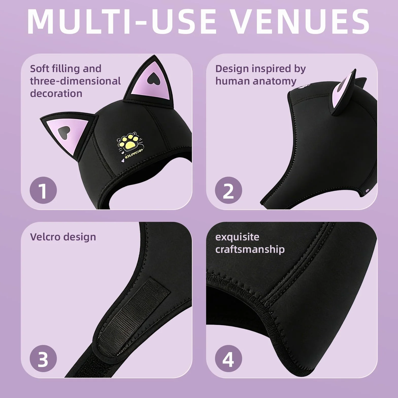 Cappuccio per muta in neoprene da 3 mm per surf, snorkeling, kayak, vela
