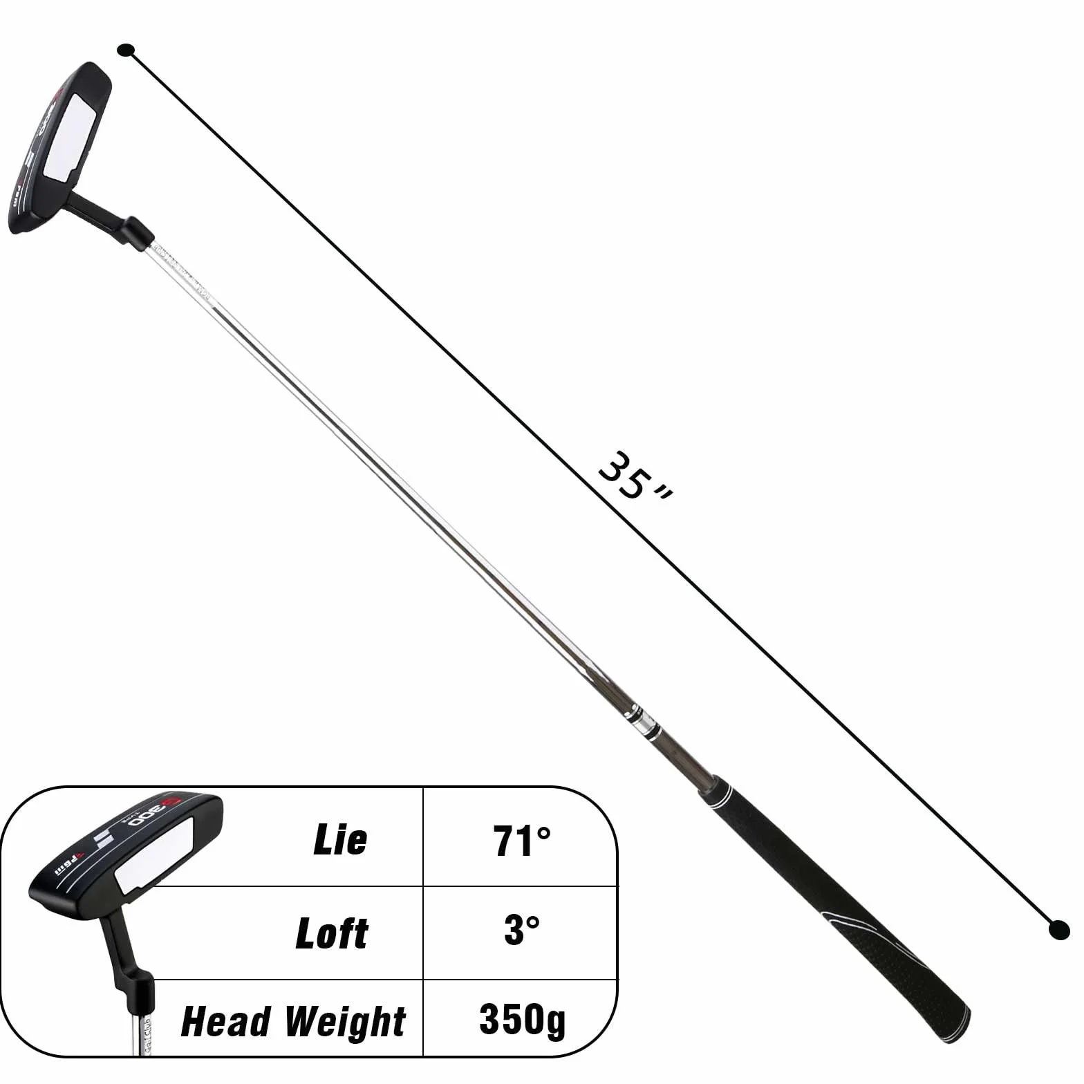 PGM Putter da golf TUG025-216