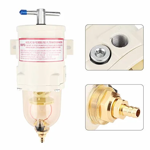 Filtro carburante separatore d'acqua in acciaio inossidabile 500FG per camion