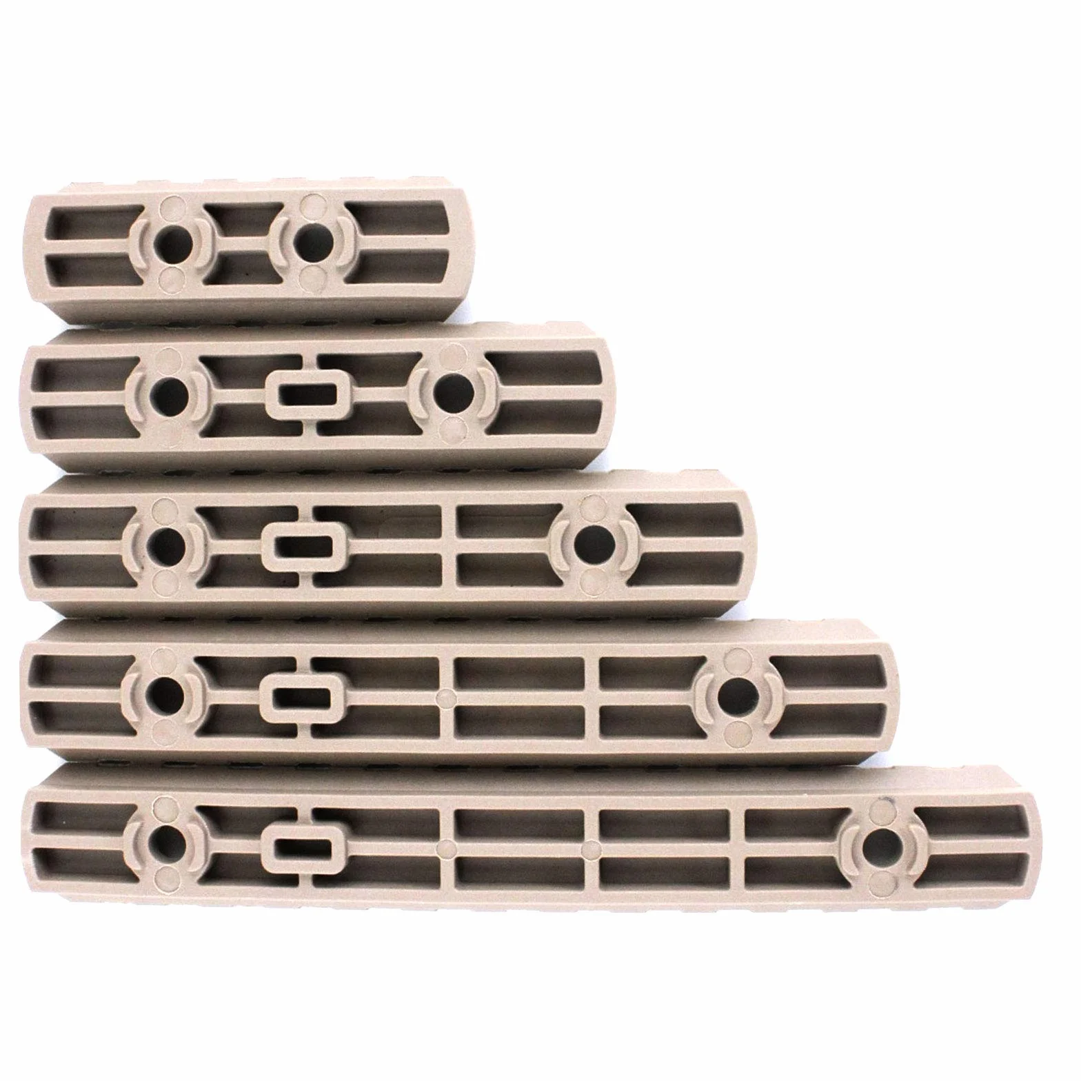 Accessori M-Lok Picatinny Leggeri 5 Slot 7 Slot 9 Slot 11 Slot 13 Slot con 10 Dadi a T 10 Viti 1 Chiave Inglese