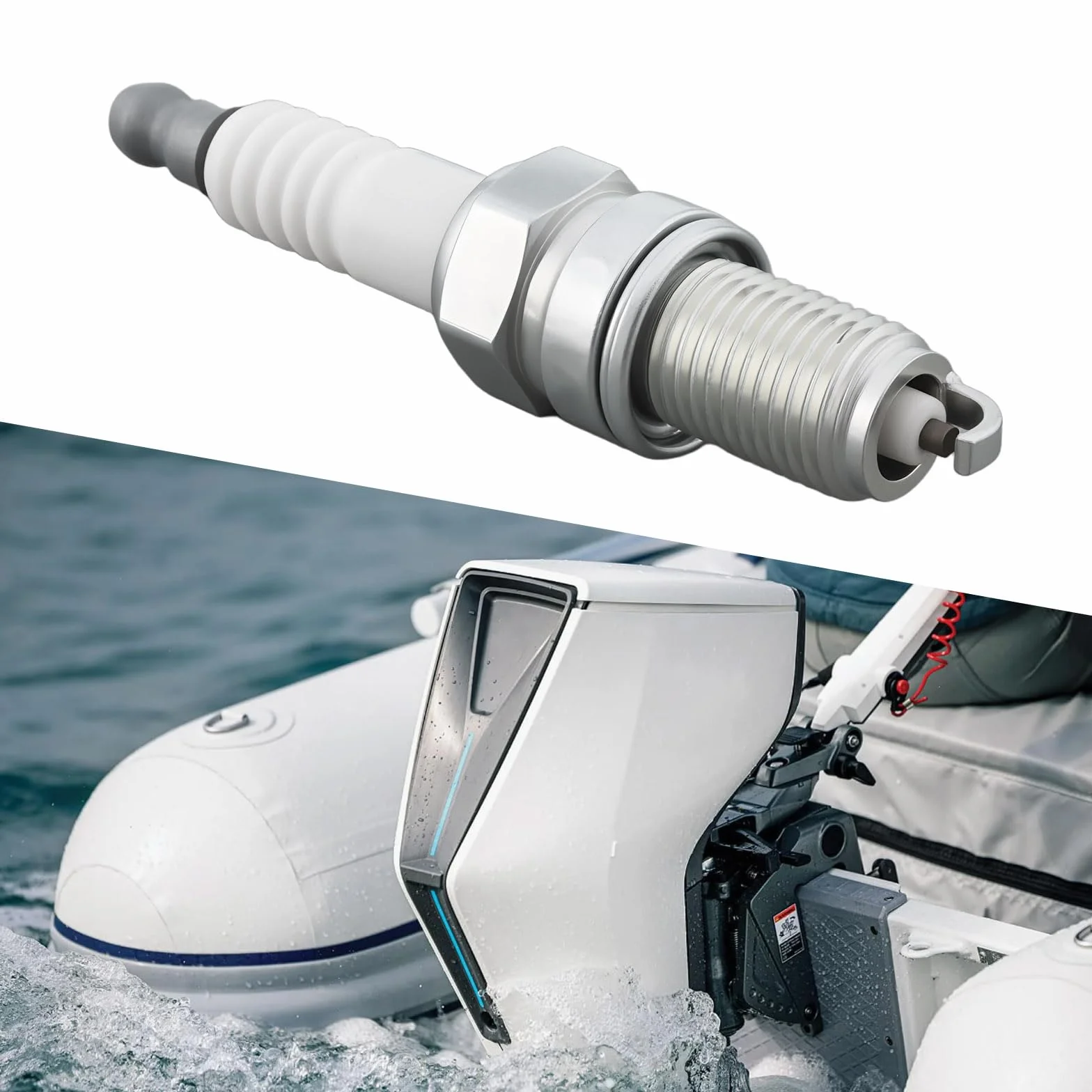 EMSea DCPR6E DCPR6-E Candele 3481 Per Motori Fuoribordo Mercury Mariner