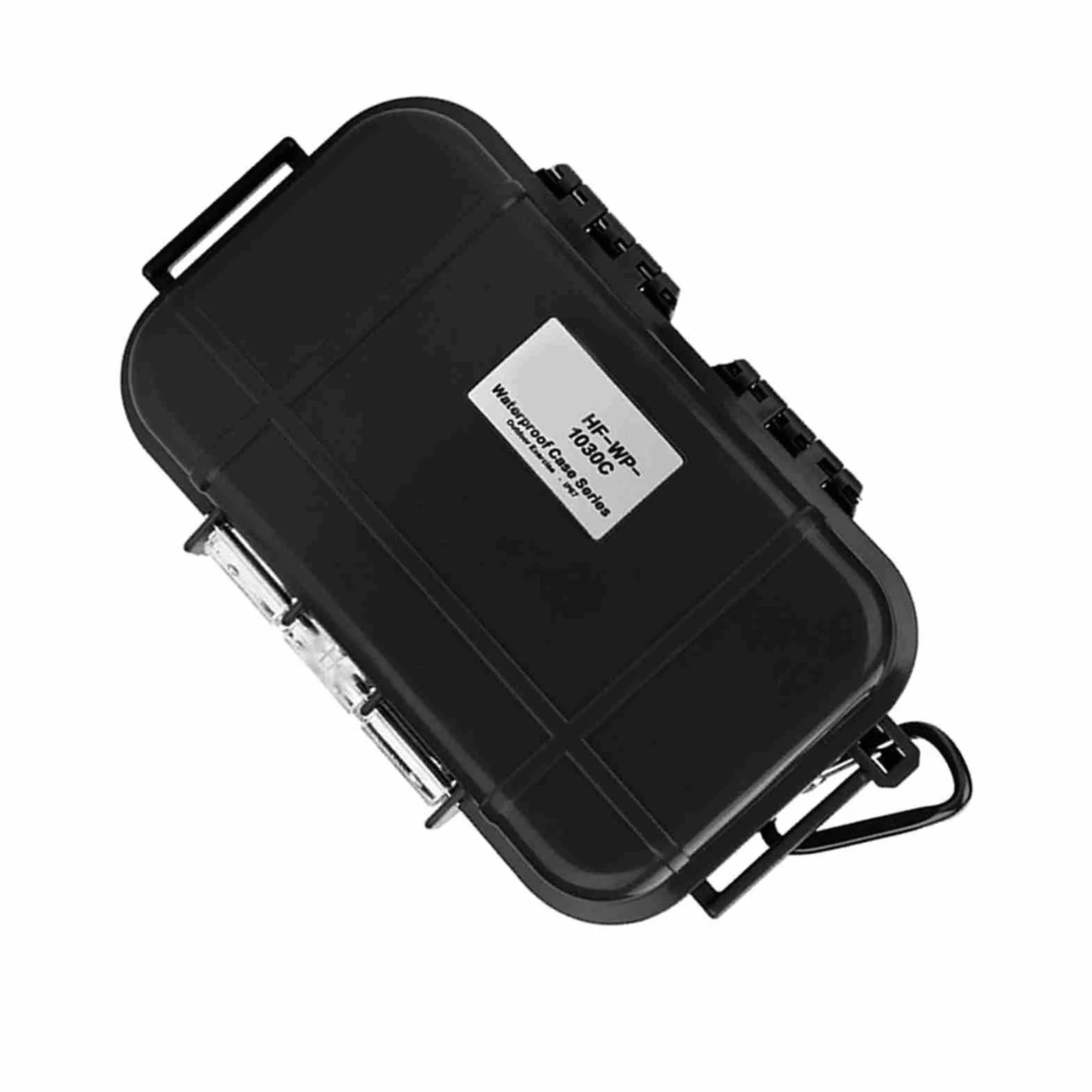 Cocoarm ABS EDC Box Impermeabile Scatola di Stoccaggio con Cuscinetto in Gomma Staccabile