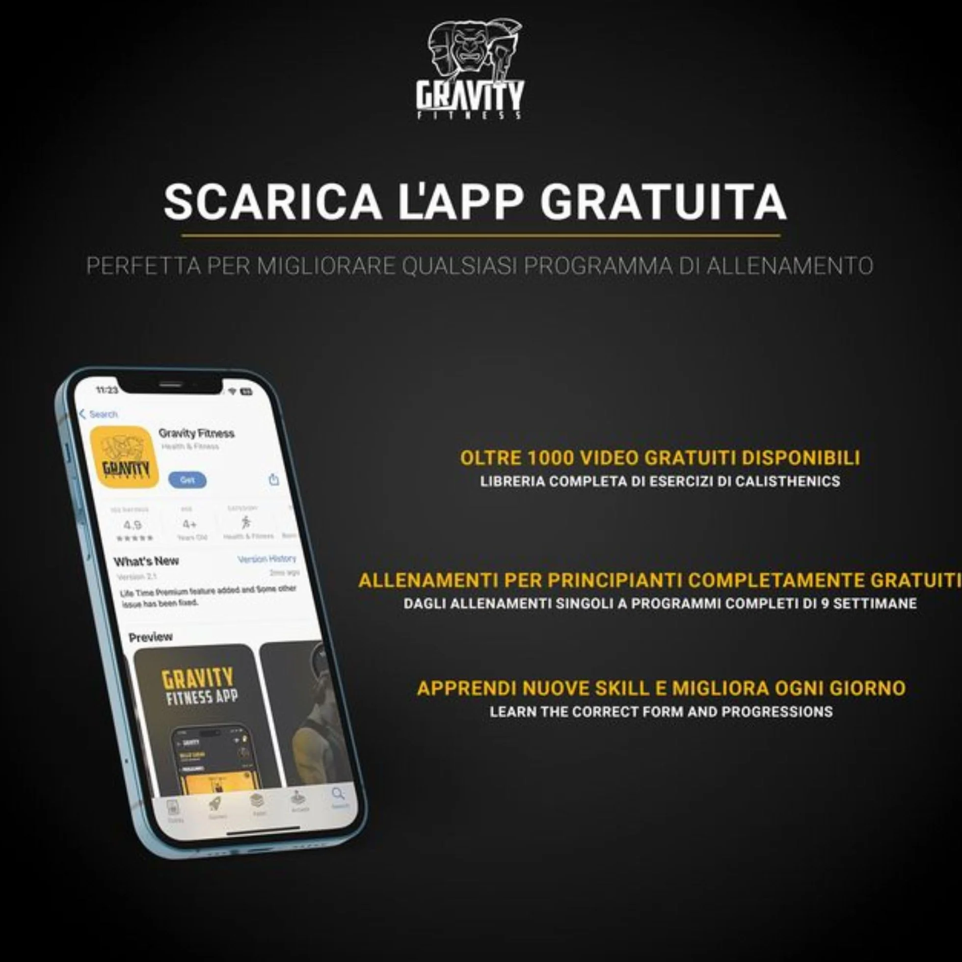 Gravity Fitness Parallettes Piccole con Manici in Legno Ibridi per Calisthenics