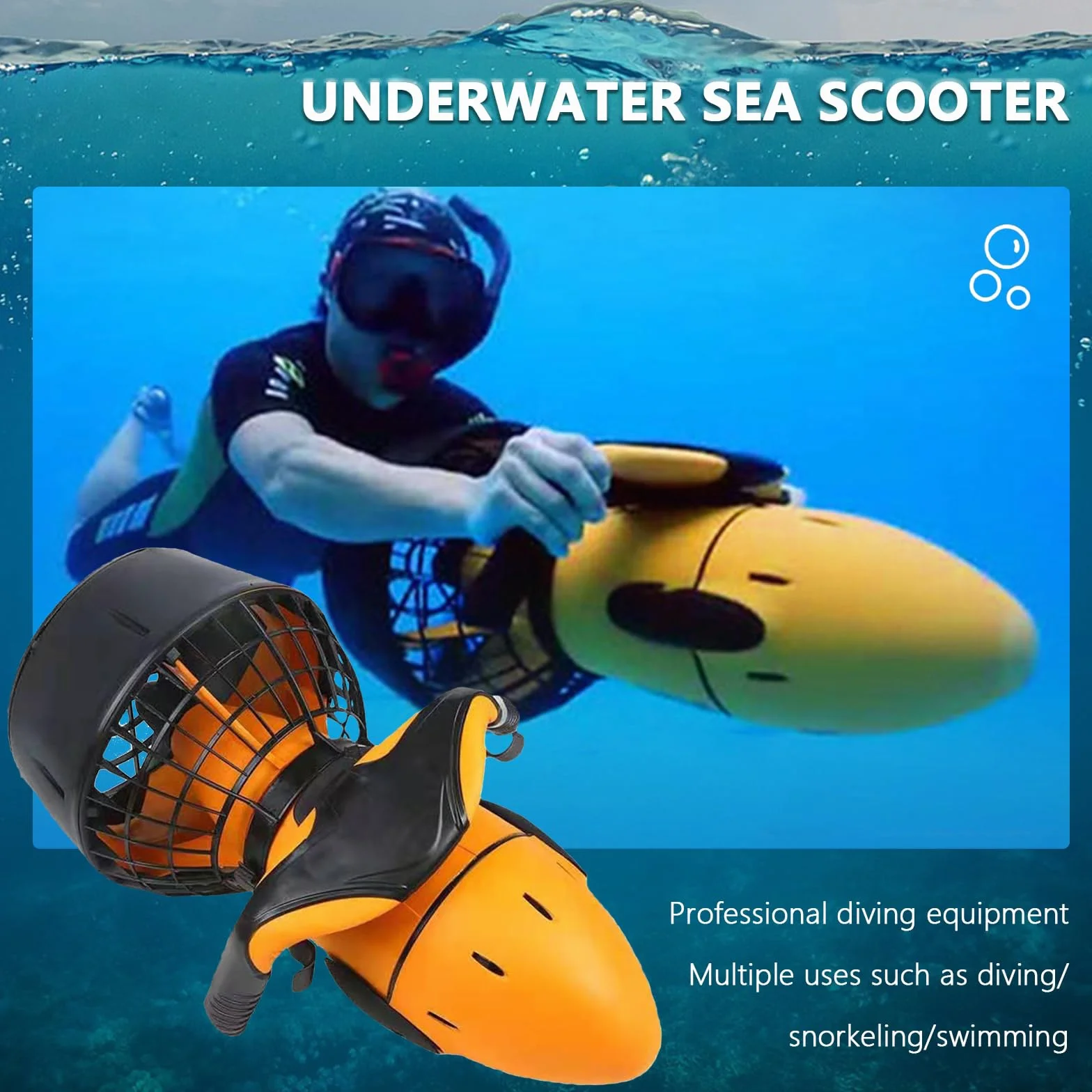 Scooter subacqueo 500 W Veicolo propulsione subacquea per immersioni e nuoto