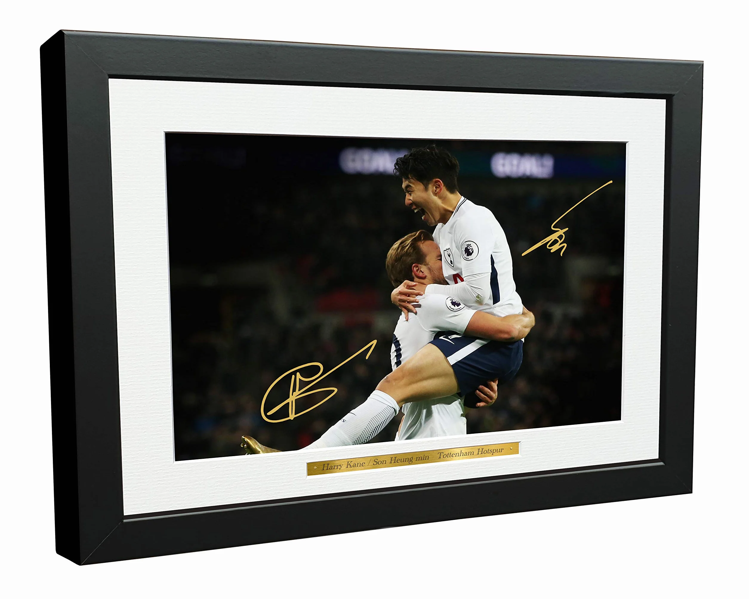 Ramka na zdjęcie autografowane A4 12x8 Harry Kane Son Heung Min Tottenham Hotspur