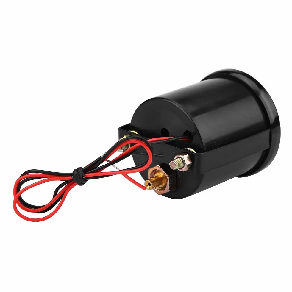 Misuratore di Pressione Universale 52mm per Turbocompressore, Quadrante Fumé, Indicatore di Pressione Adatto a Veicoli Turbo