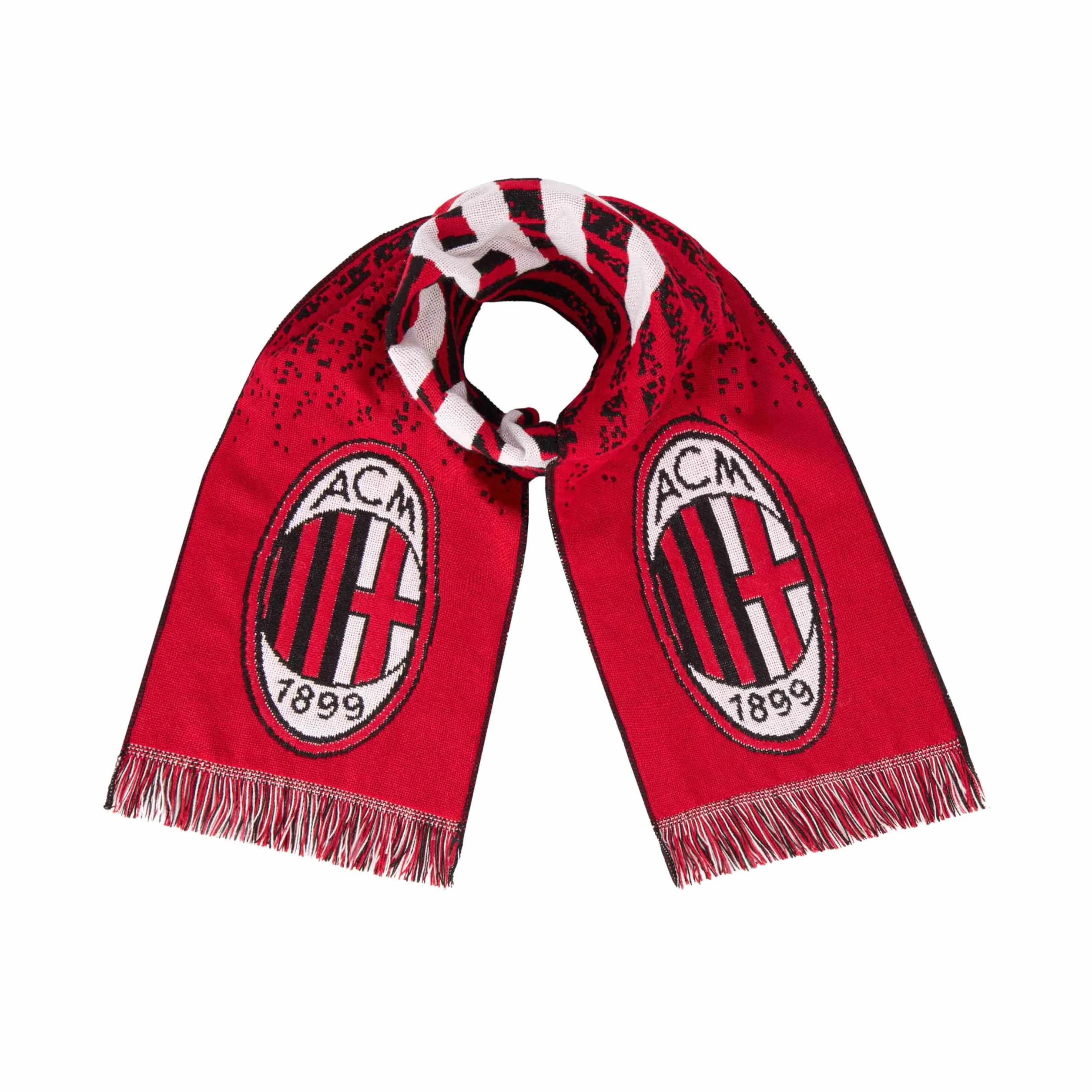 AC Milan Sciarpa Ufficiale Jacquard Acrilico Taglia unica