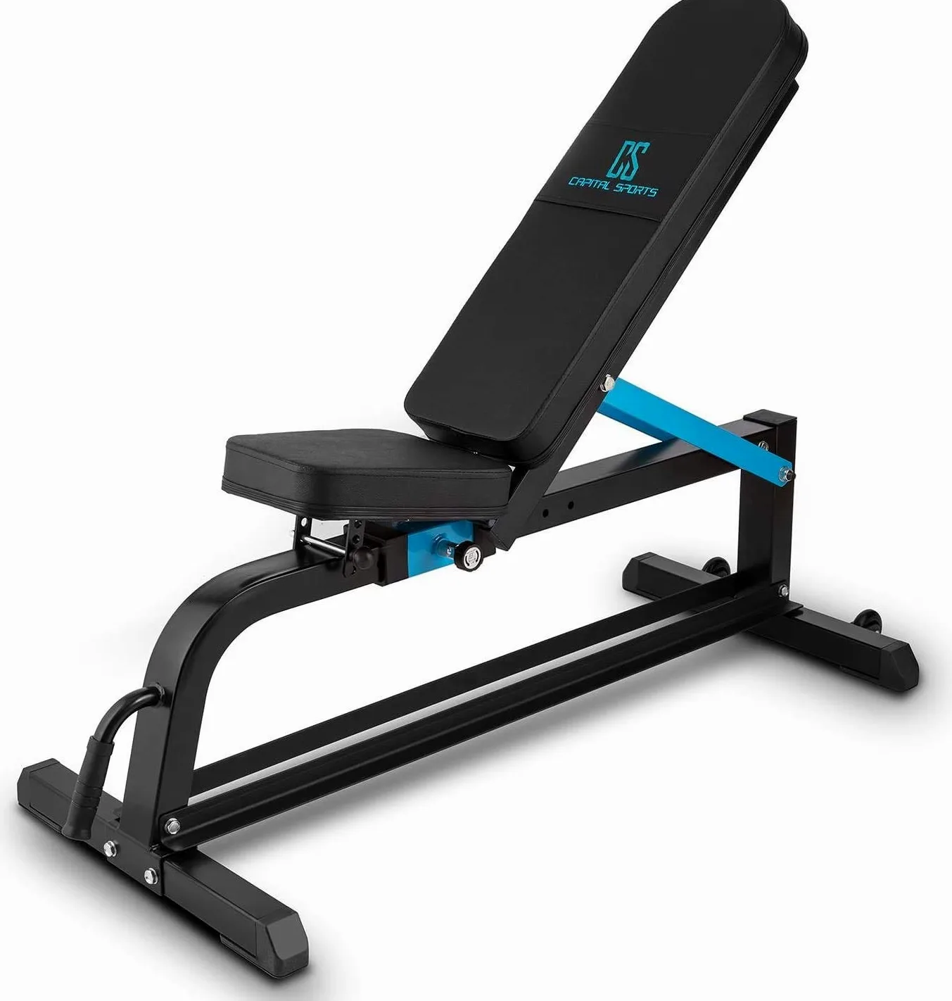 Capital Sports Adjustar - Panca Palestra, Panca per Pesi, Panca Regolabile per Addominali, Acciaio, 300 kg