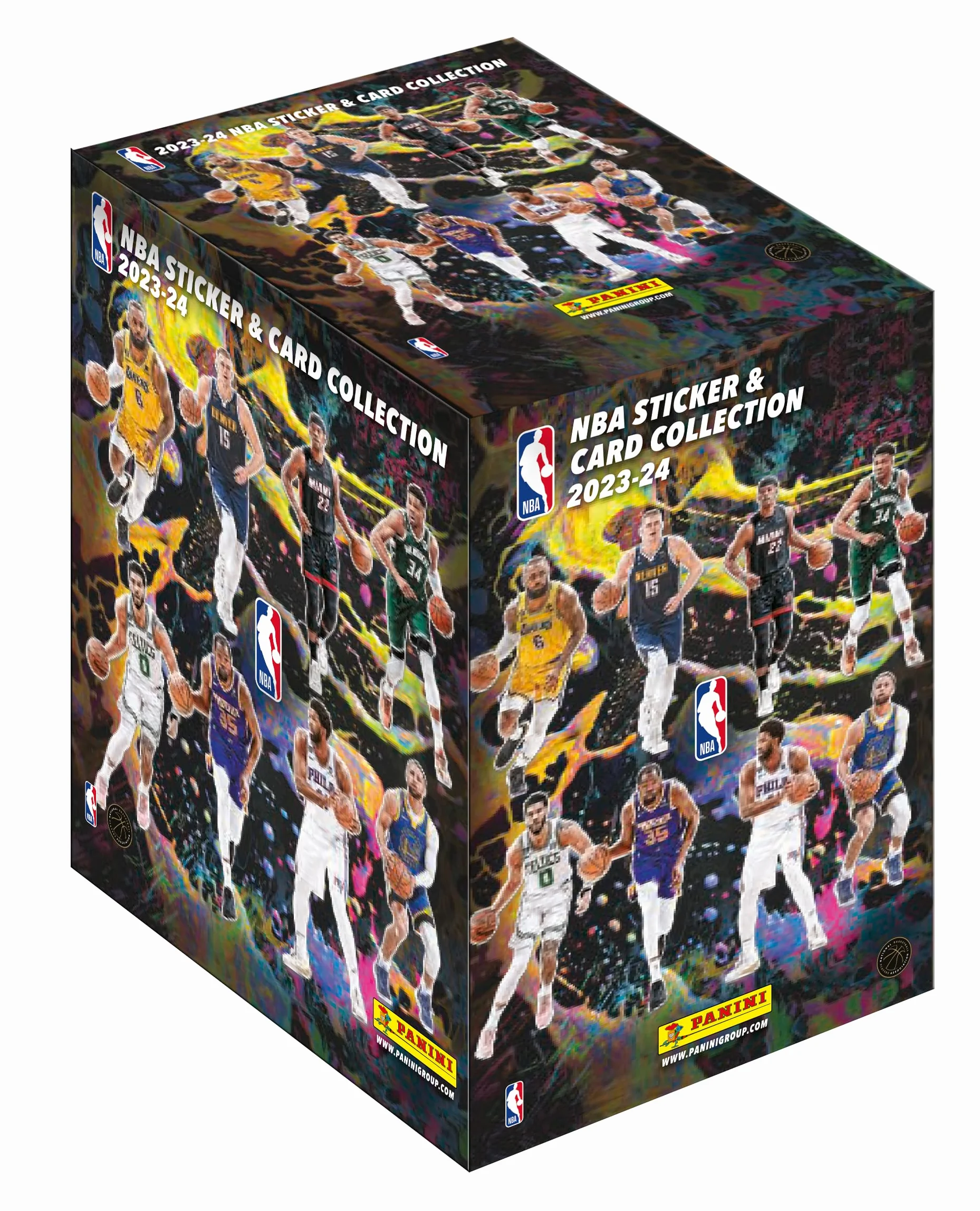 NBA 2023-24 Collezione Adesivi e Carte Collezionabili 50 Confezioni