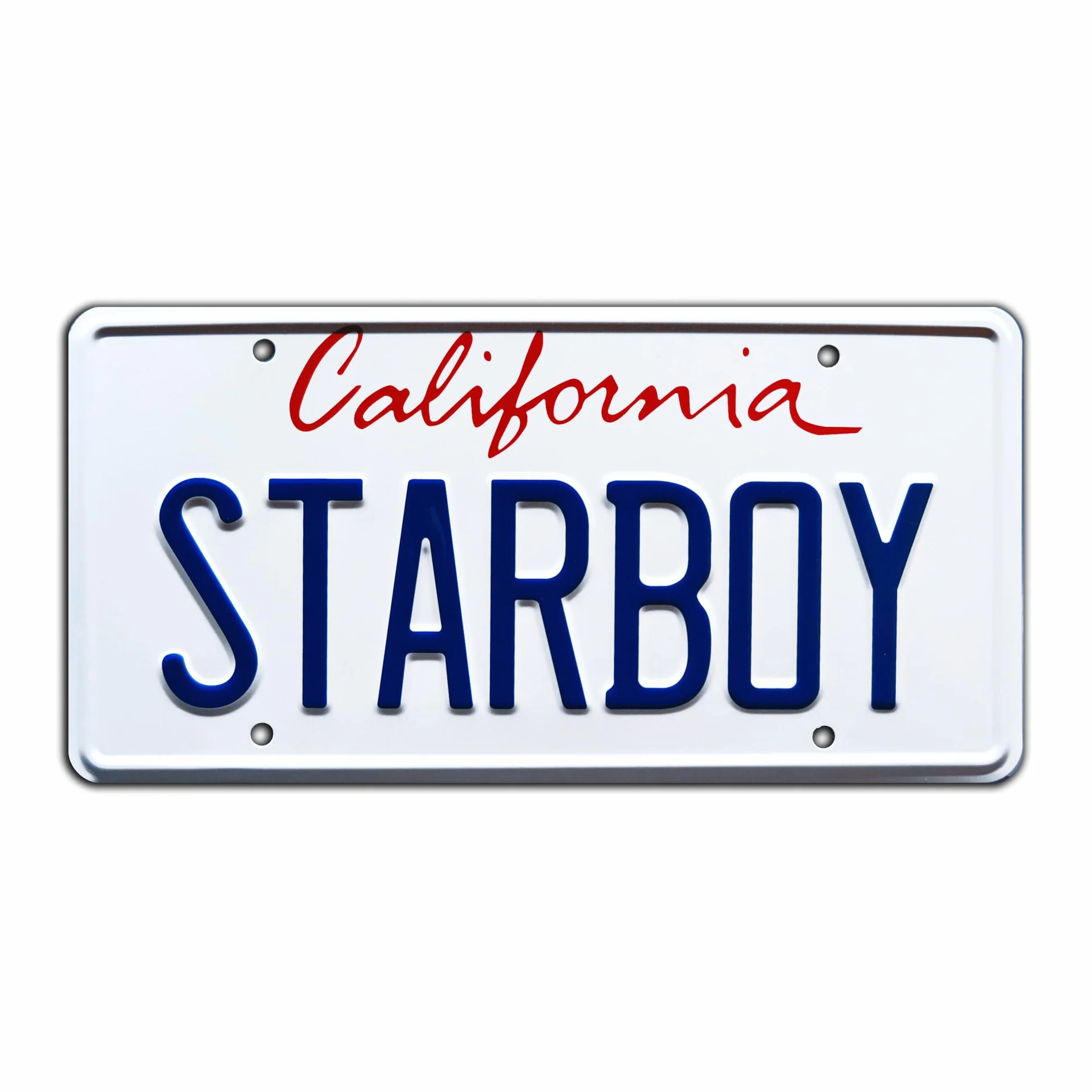 Celebrity Machines The Weekend ft DaftPunk | Targa in metallo STARBOY