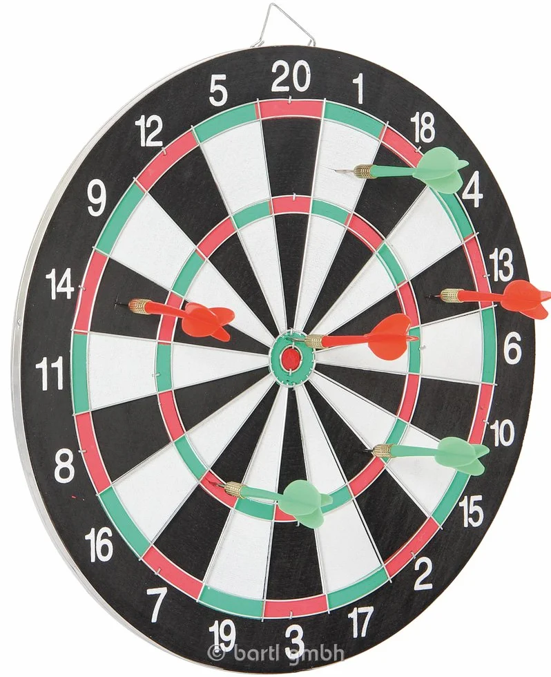 Gioco di Freccette out of The Blue 63/3029 con 6 Freccette, 36.5 cm, Multicolore