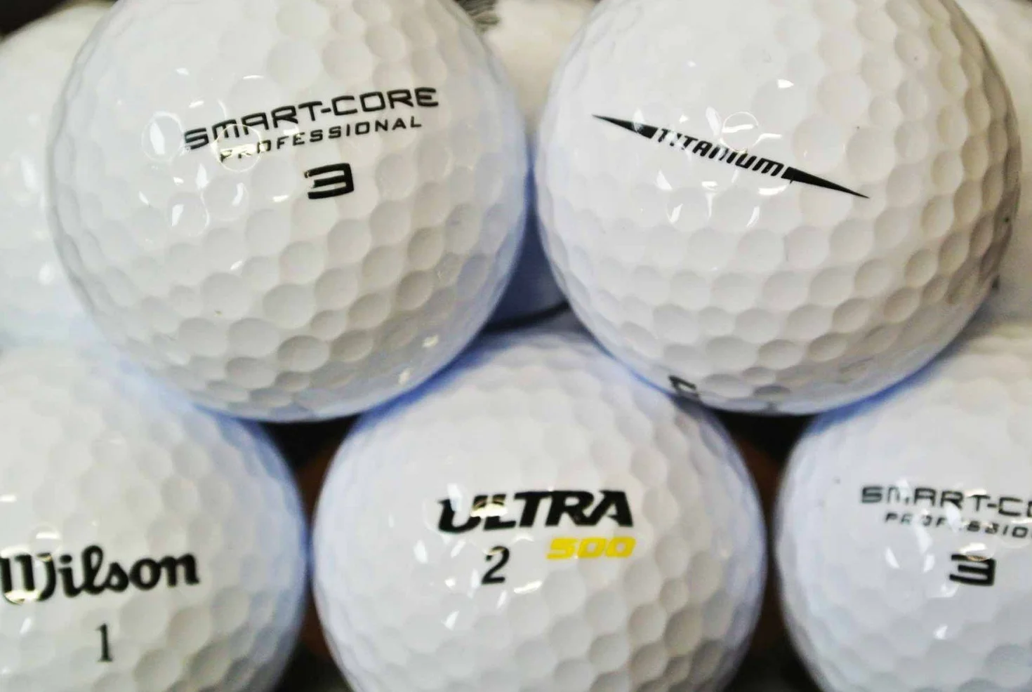 Wilson Palline da Golf usate bianco 50 sztuk