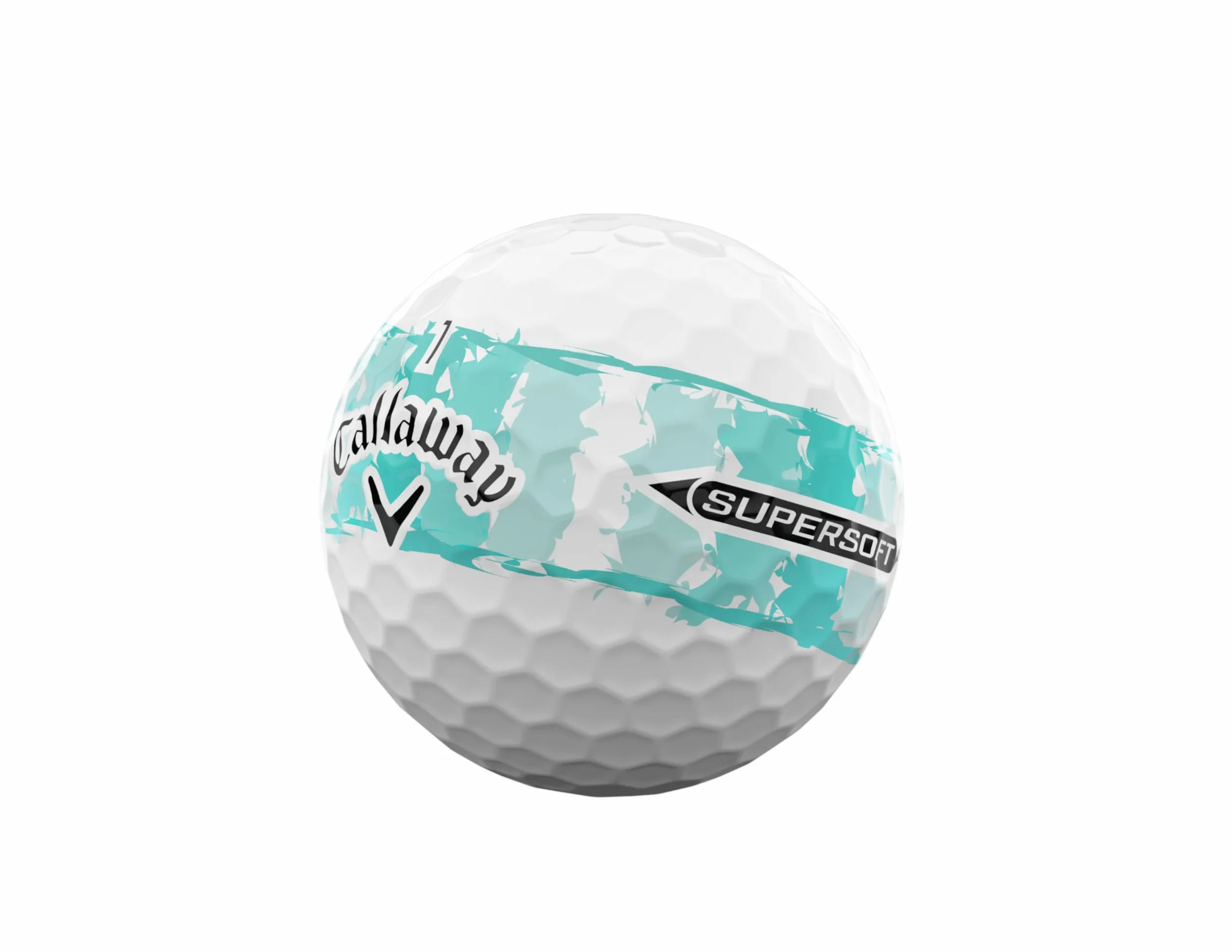 Callaway CG Supersoft 25 Golf Balls Teal 12 Pack