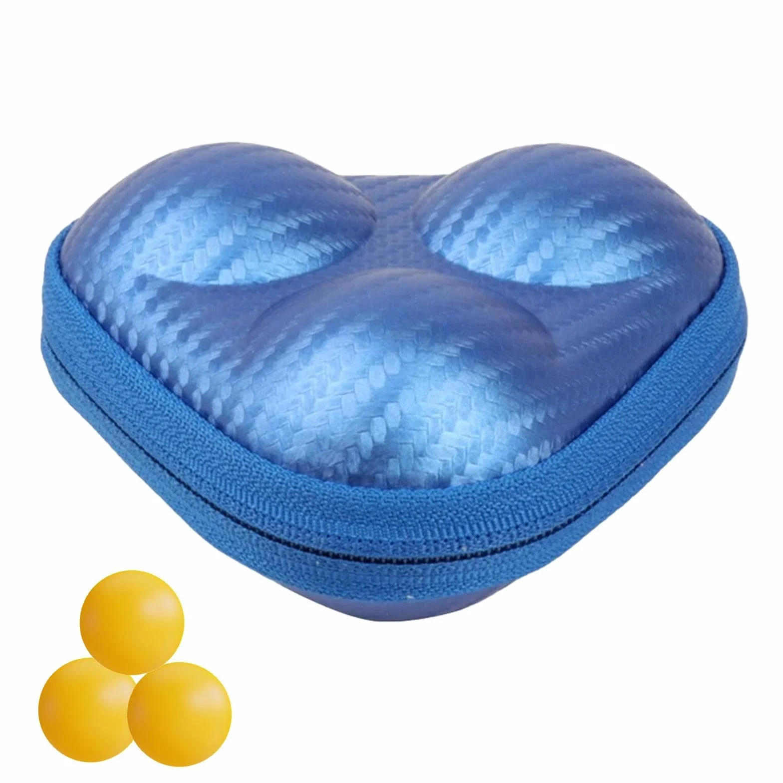Borsa da golf porta palline portatile custodia con cerniera scatola rigida leggera