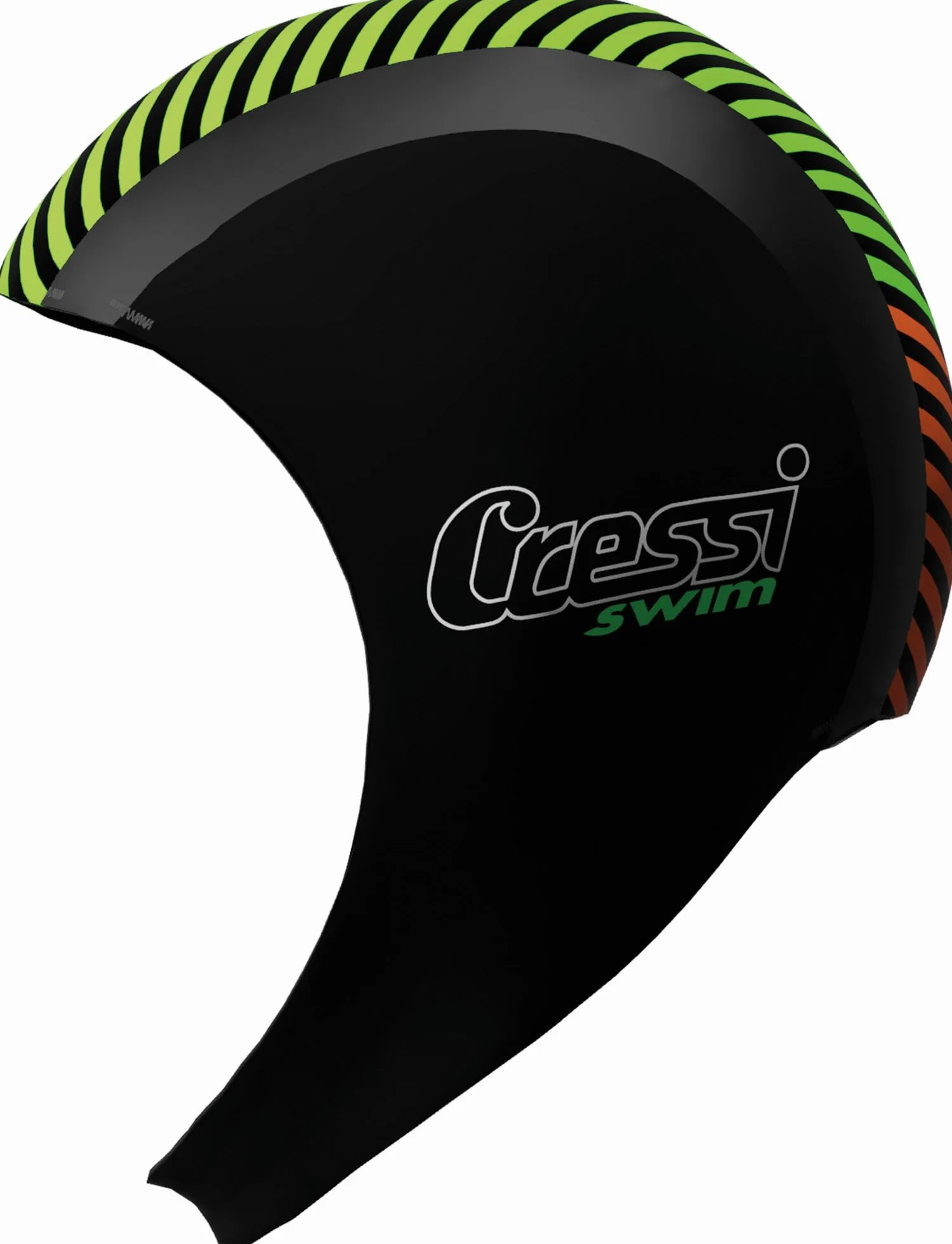 Cressi Swim Hood 2mm Neoprene Cappuccio Snorkeling Nuoto SUP Canoa Kayak Sport Acquatici Nero