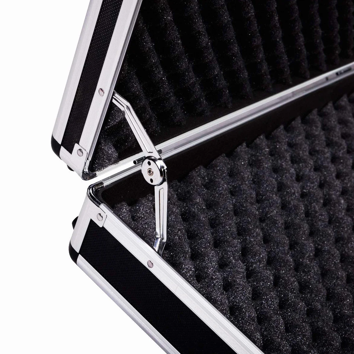 COSTWAY Custodia Dura in Alluminio per Fucili Valigetta Pistola con Serratura, 134 x 35 x 12 cm