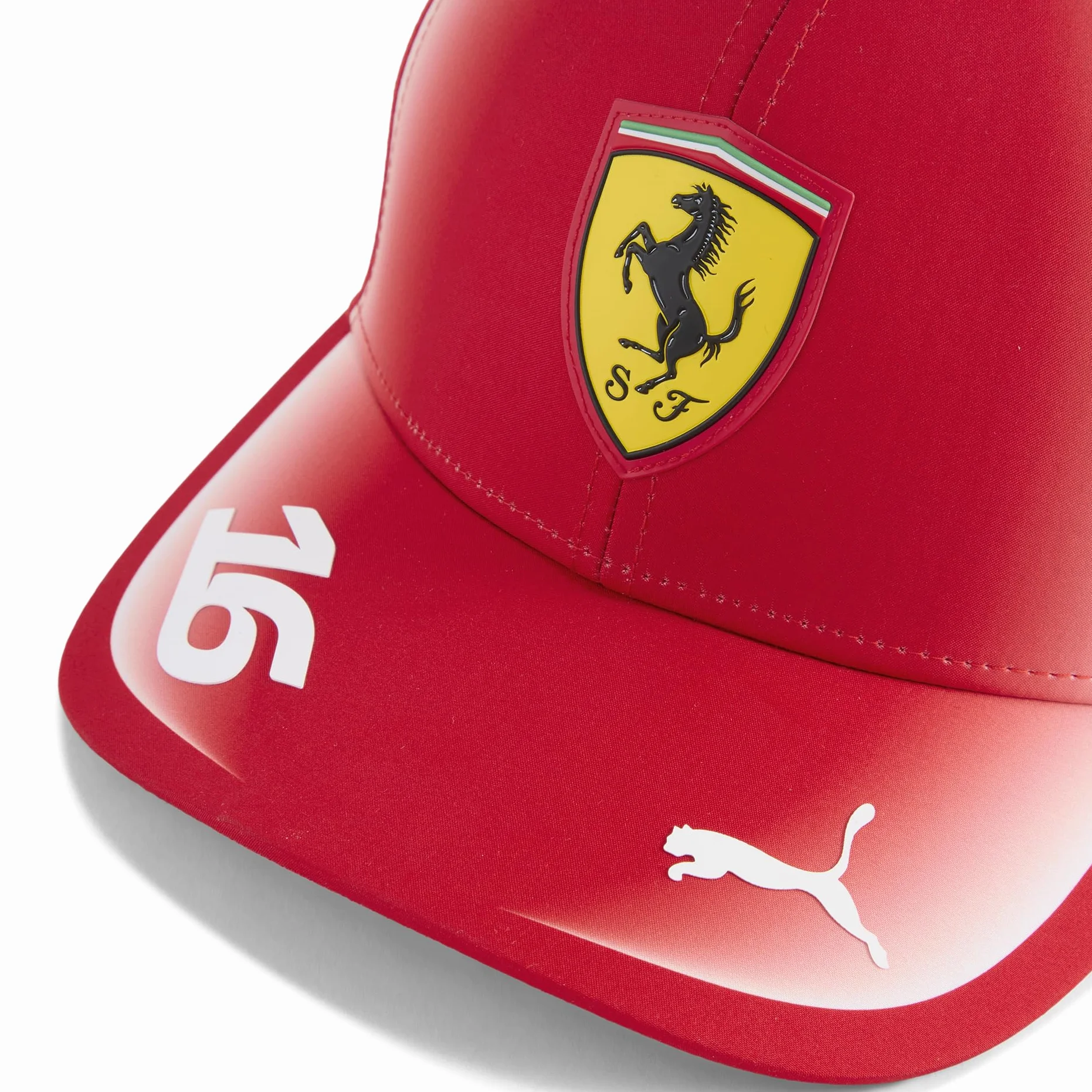 PUMA Scuderia Ferrari F1 2026 Cappellino Bambino Charles Leclerc Rosso